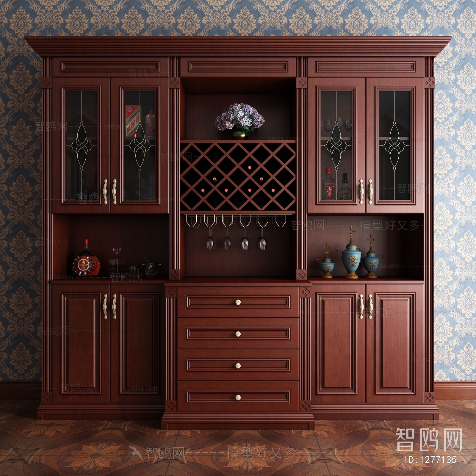 American Style Wine Cabinet