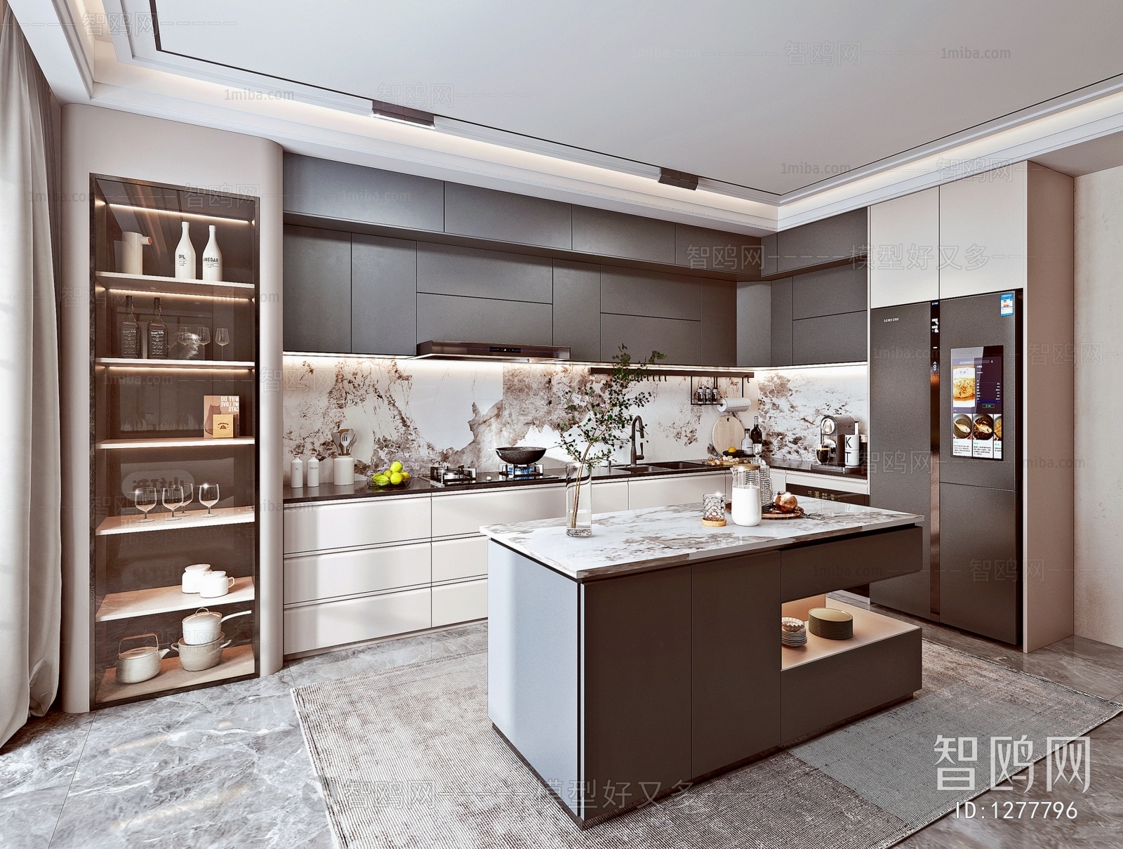 Modern Open Kitchen