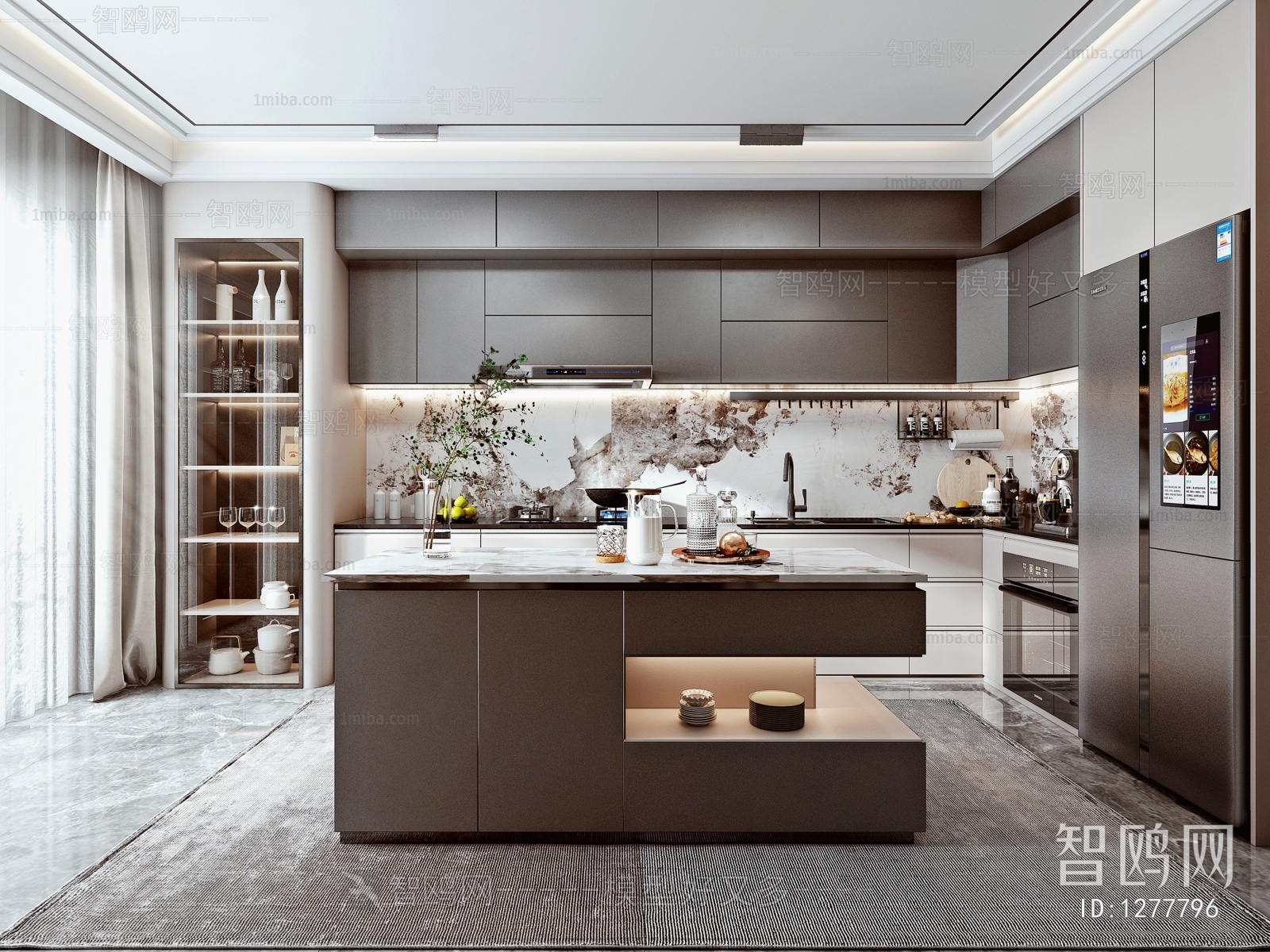 Modern Open Kitchen