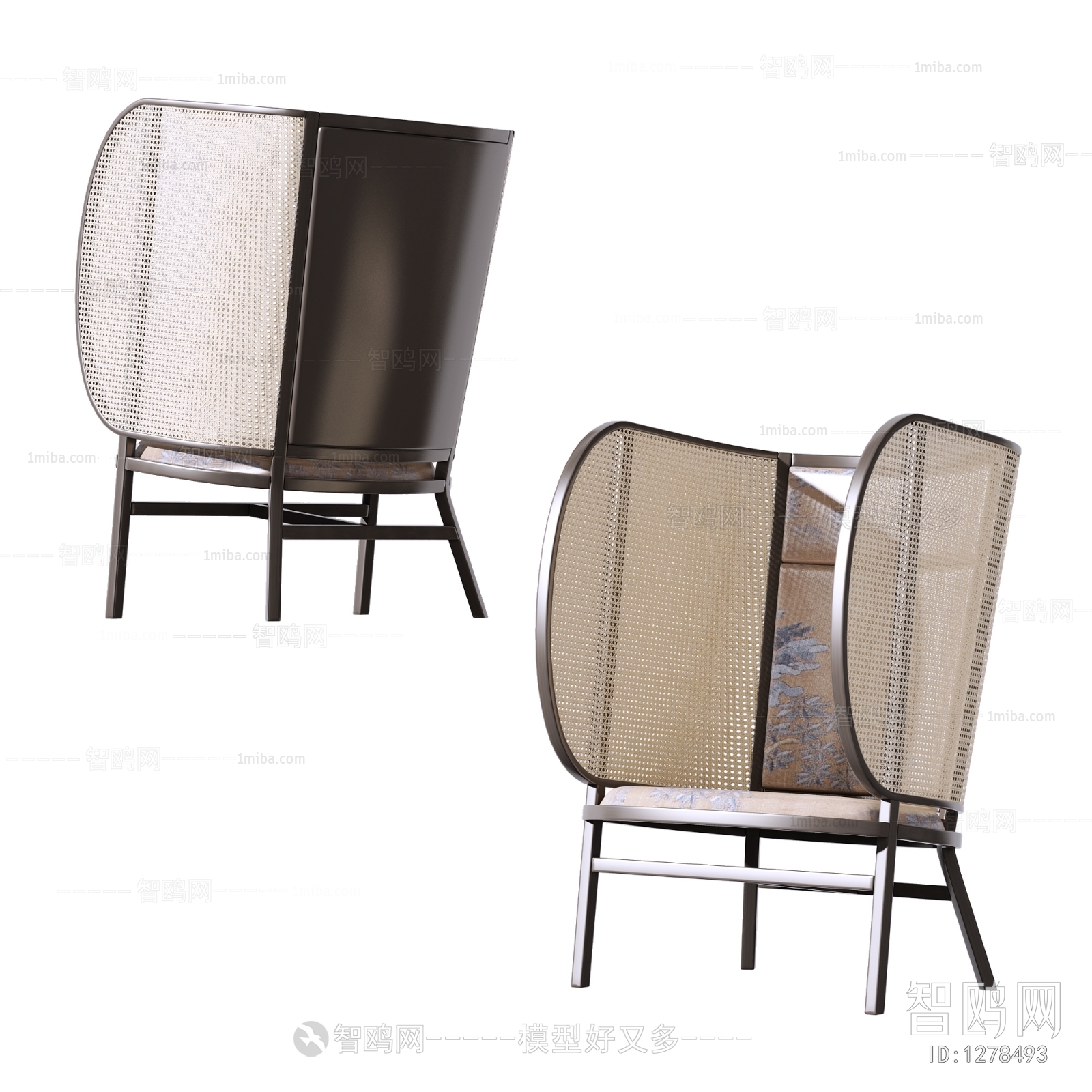 New Chinese Style Lounge Chair