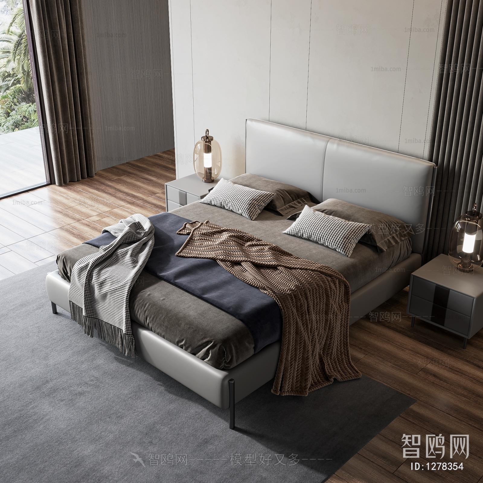 Modern Double Bed