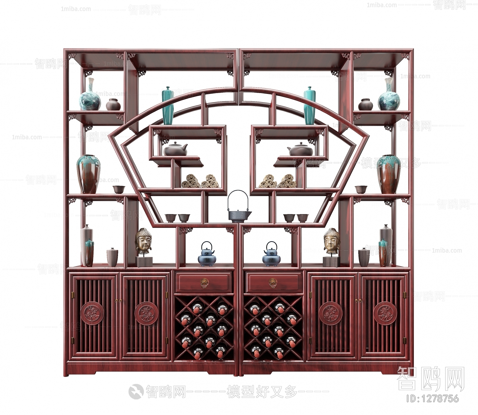 Chinese Style New Chinese Style Antique Rack