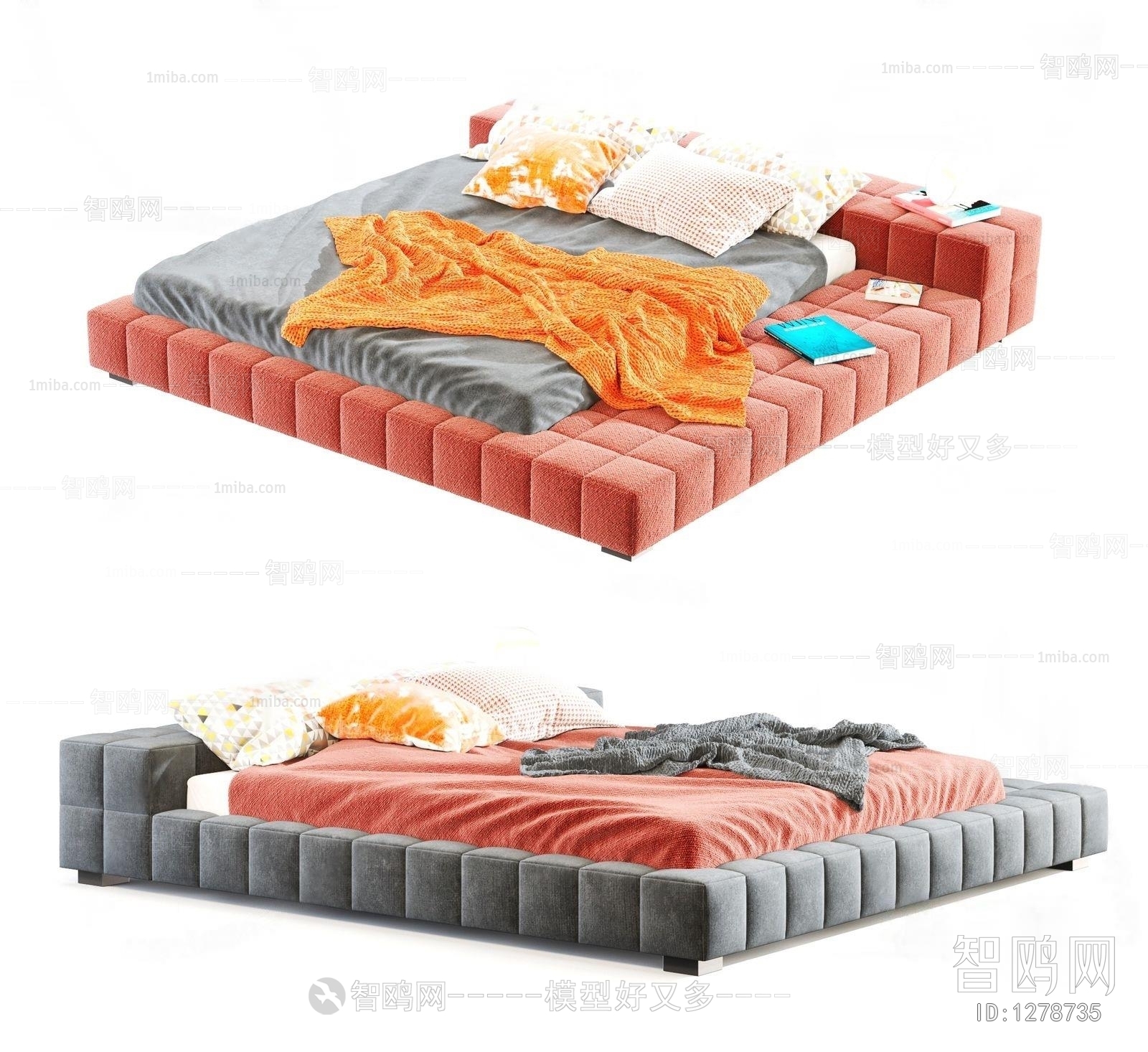 Nordic Style Double Bed