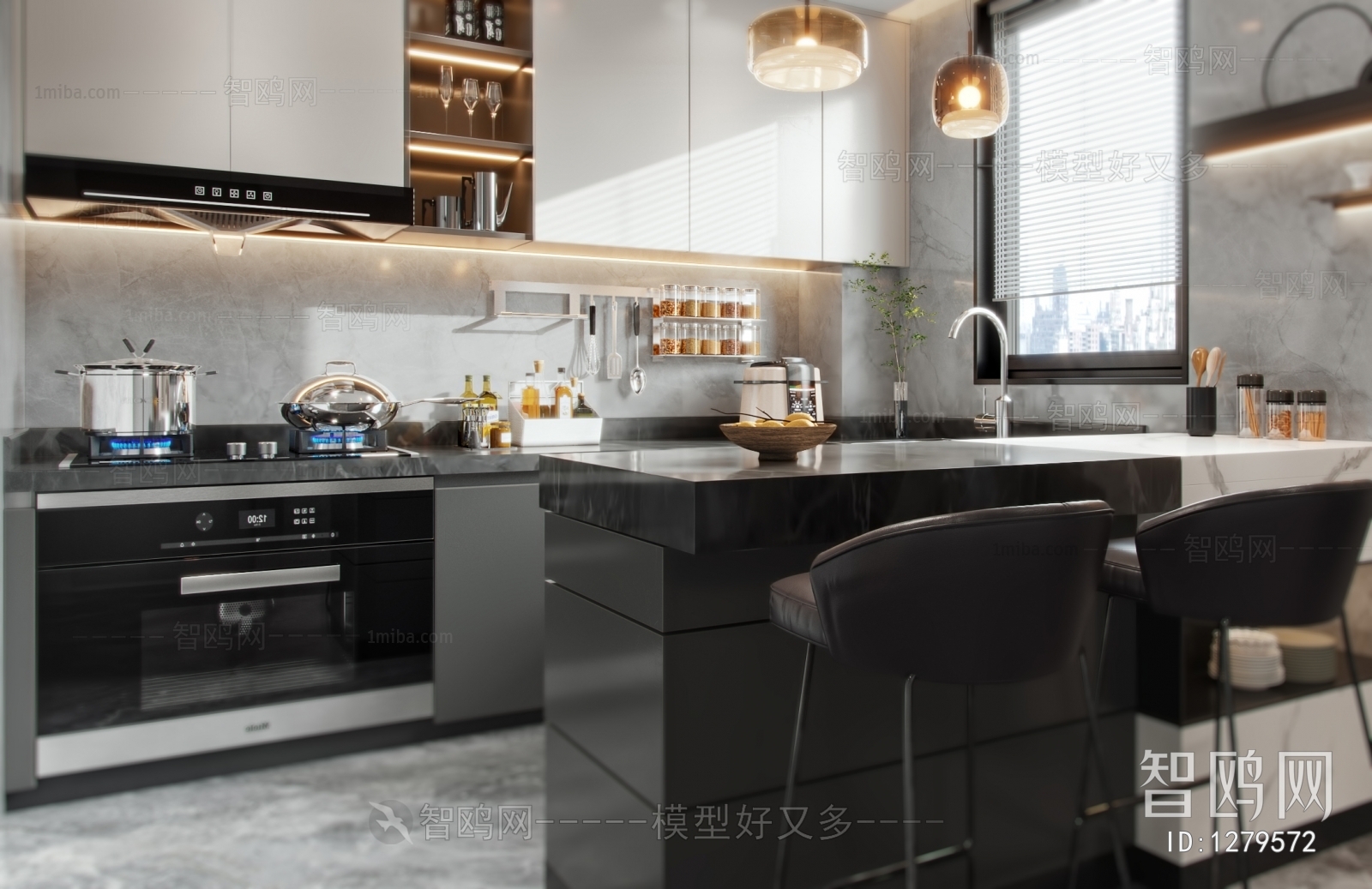 Modern Open Kitchen