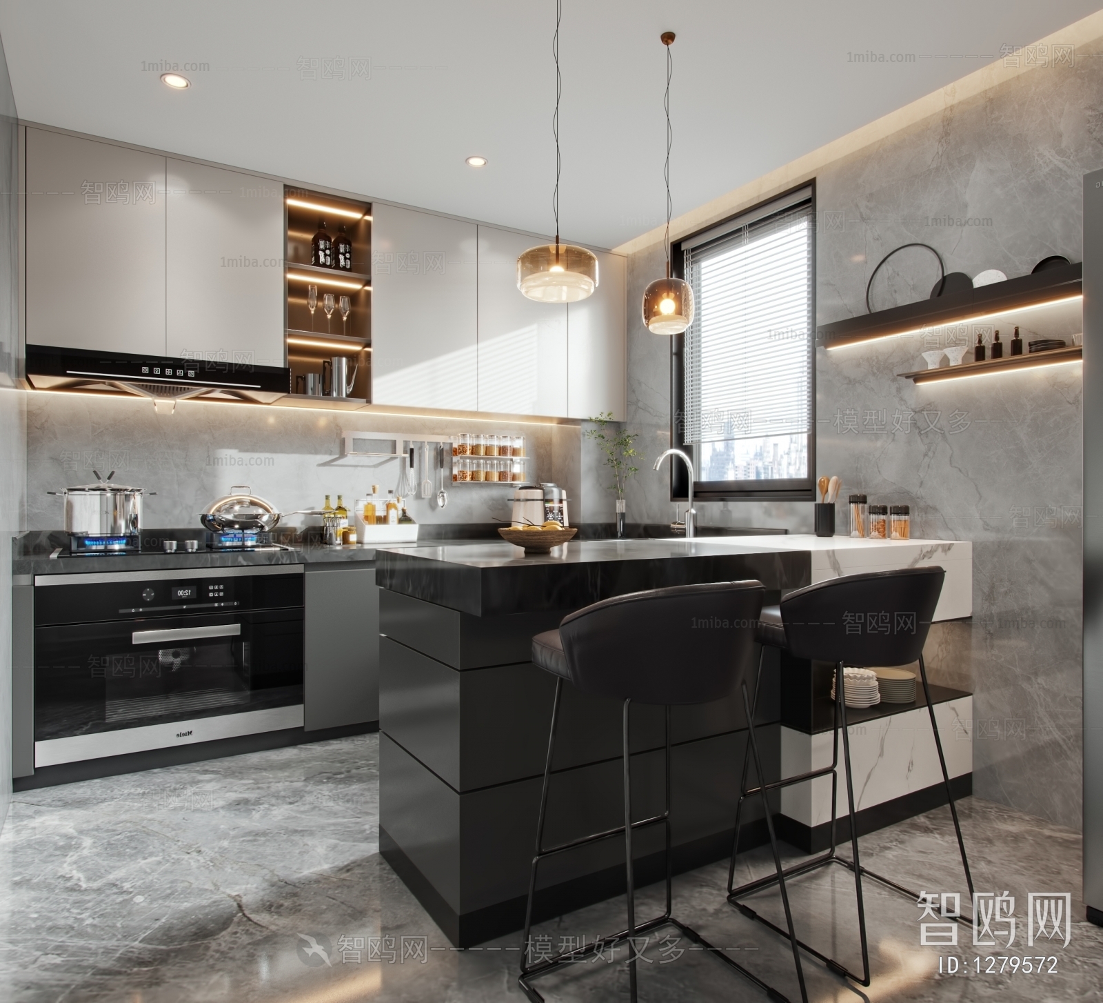 Modern Open Kitchen