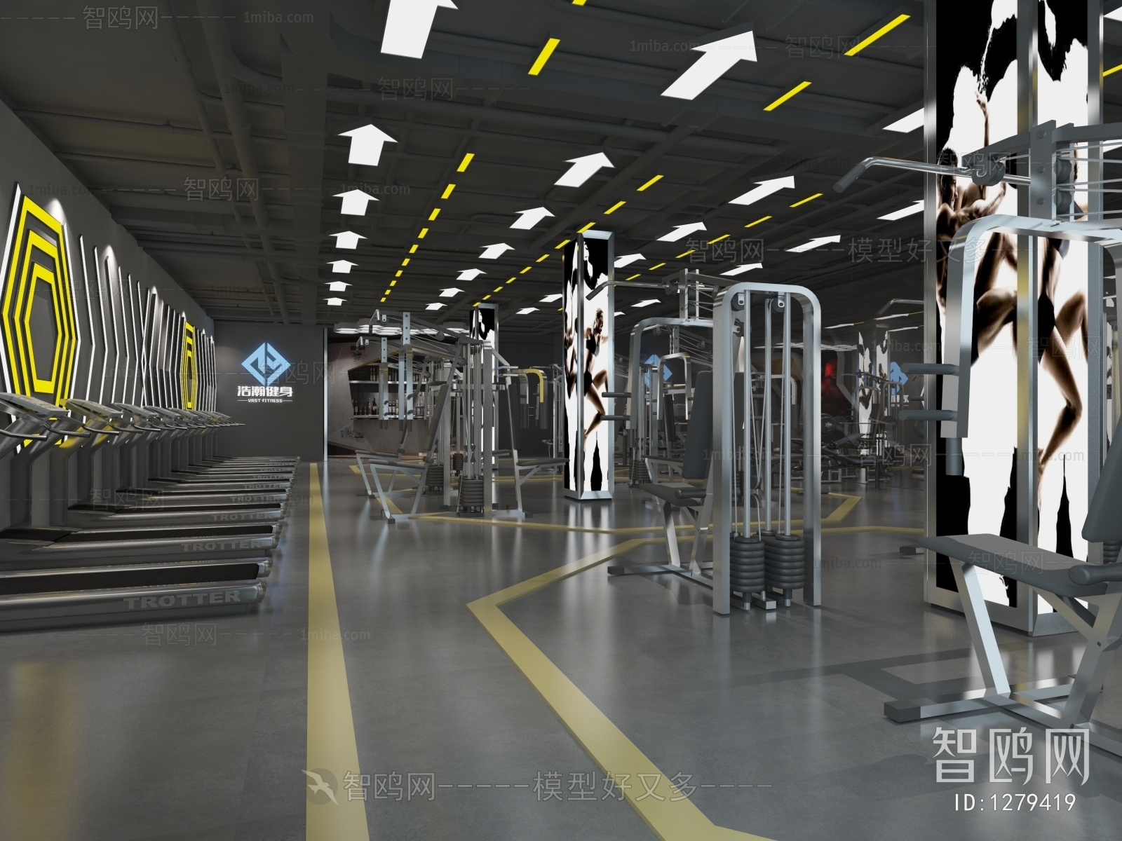 Industrial Style Gym