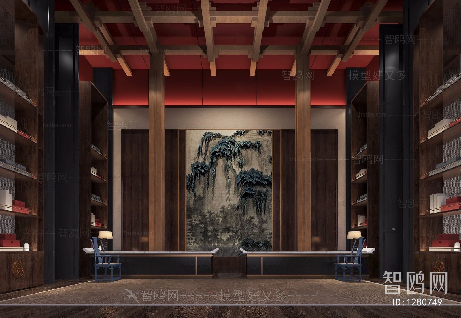 New Chinese Style Lobby Hall