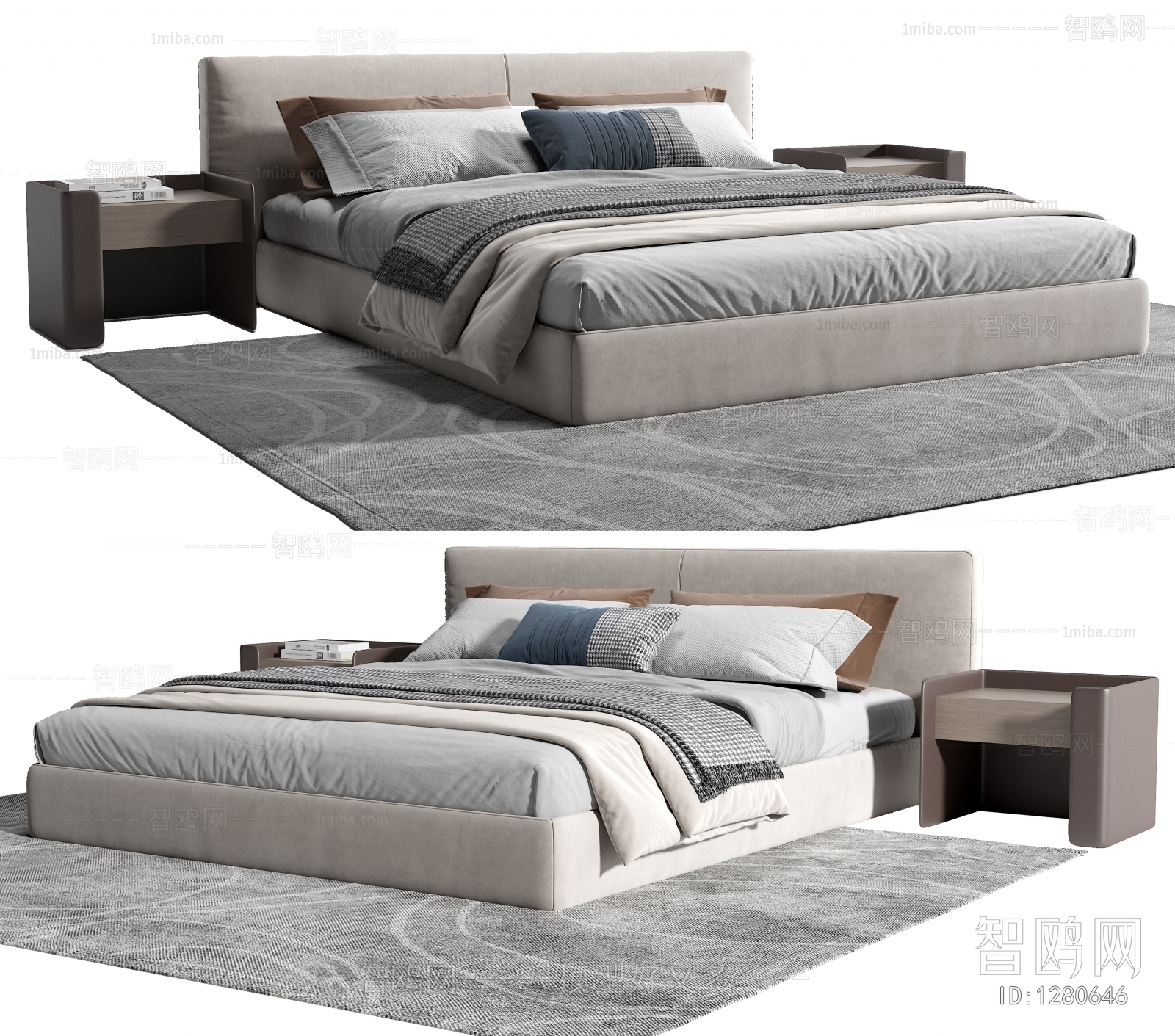 Modern Double Bed