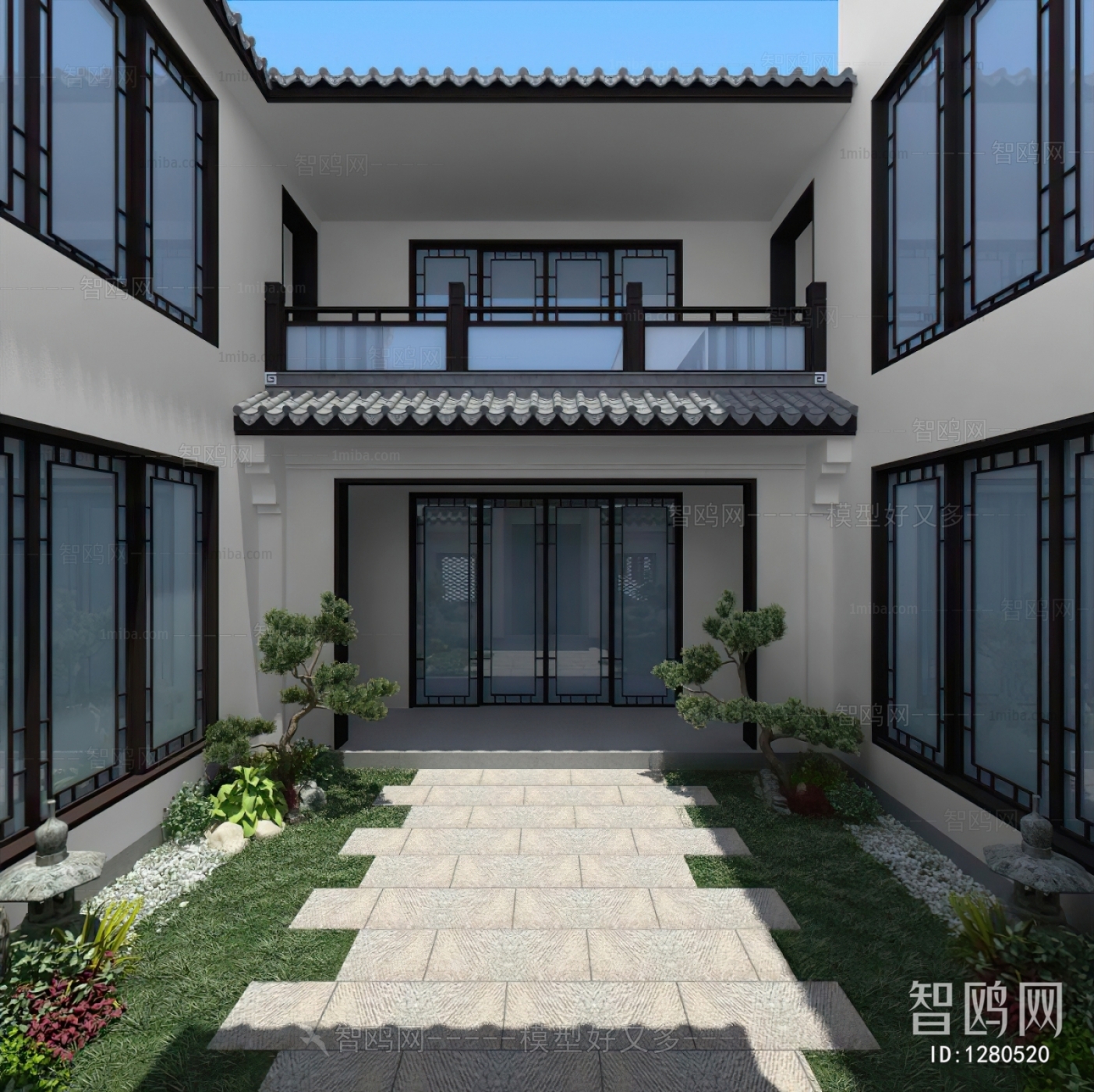 New Chinese Style Courtyard/landscape