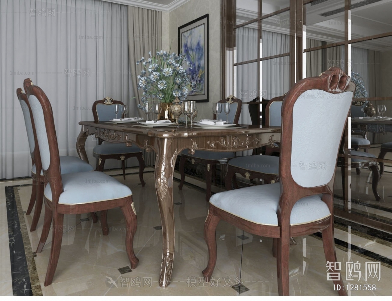 New Chinese Style Dining Table And Chairs