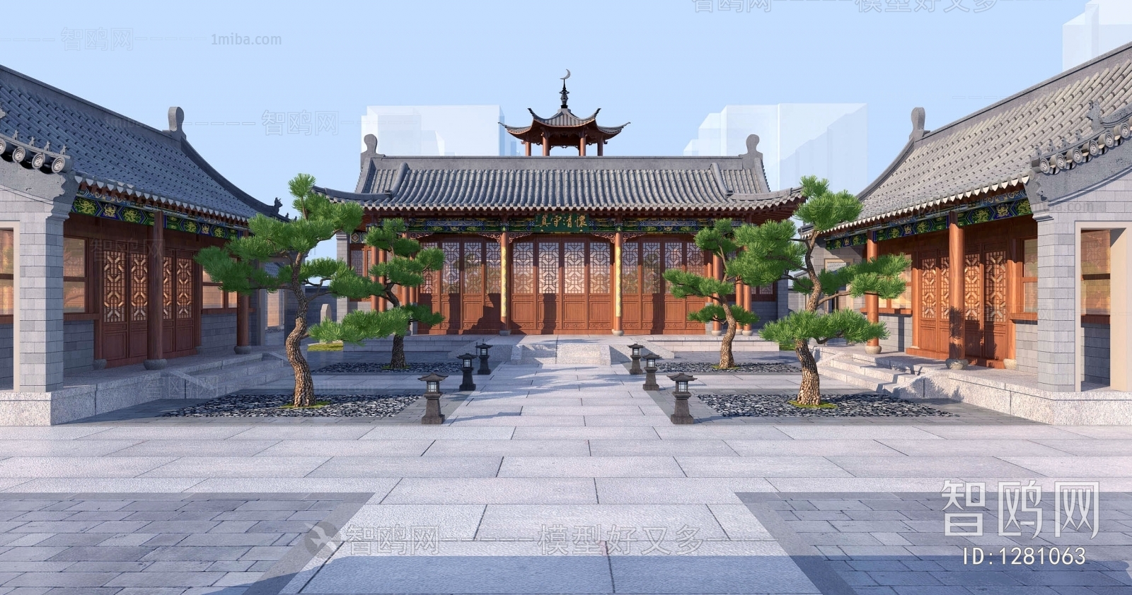 Chinese Style Ancient Architectural Buildings