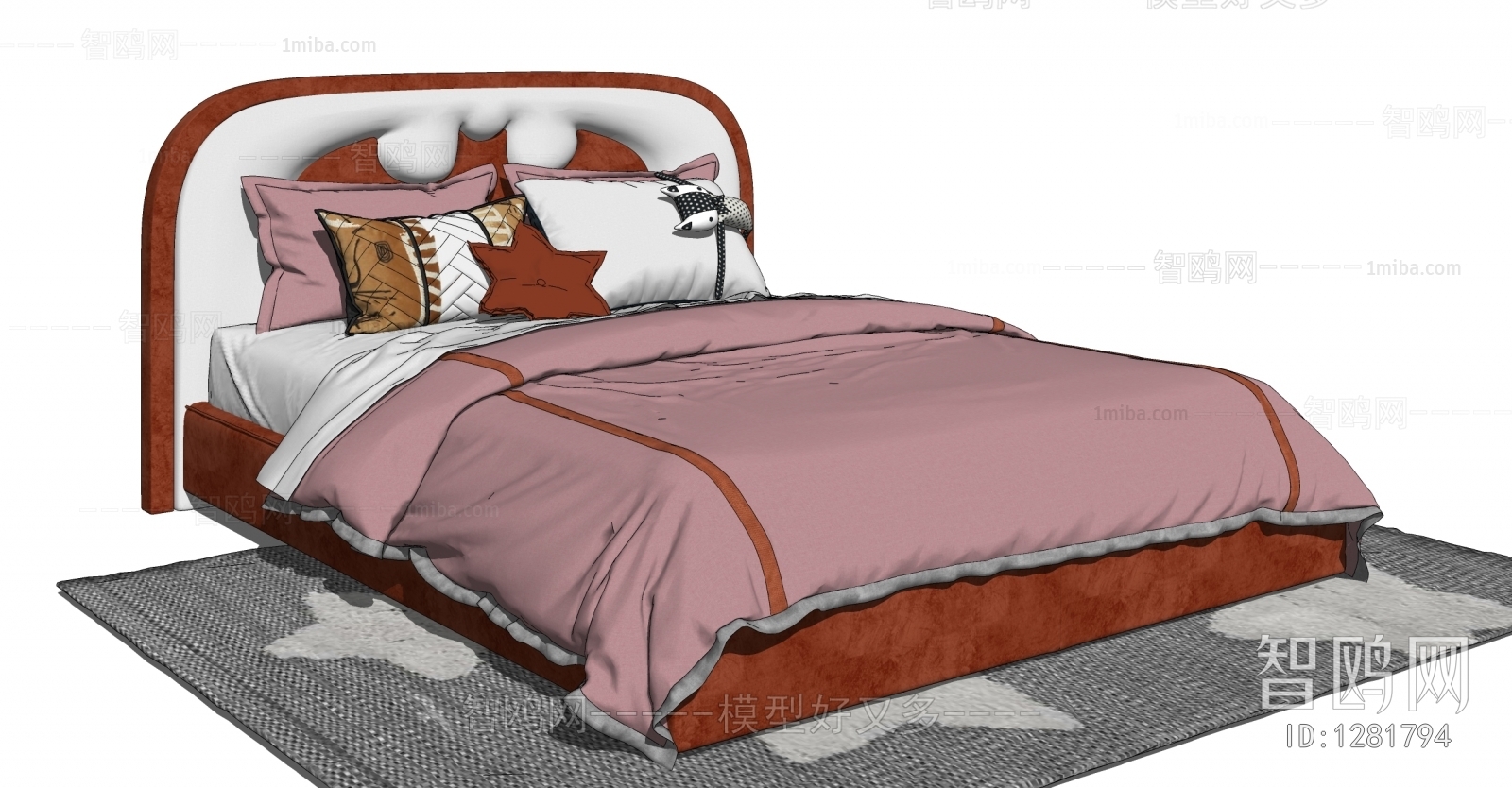 Nordic Style Double Bed