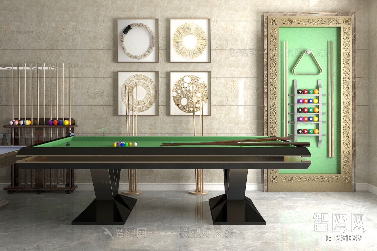 Modern Pool Table