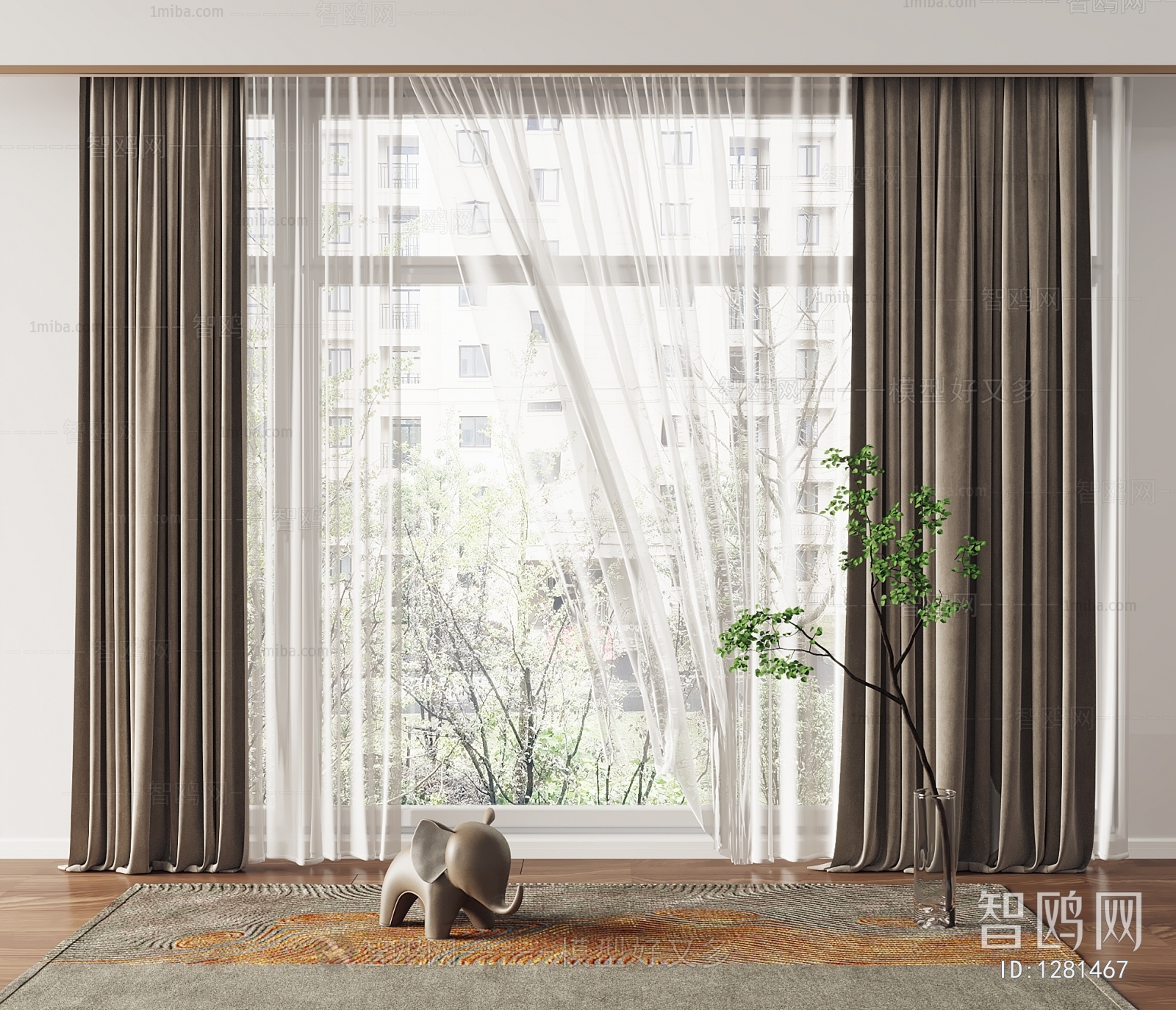 Modern The Curtain