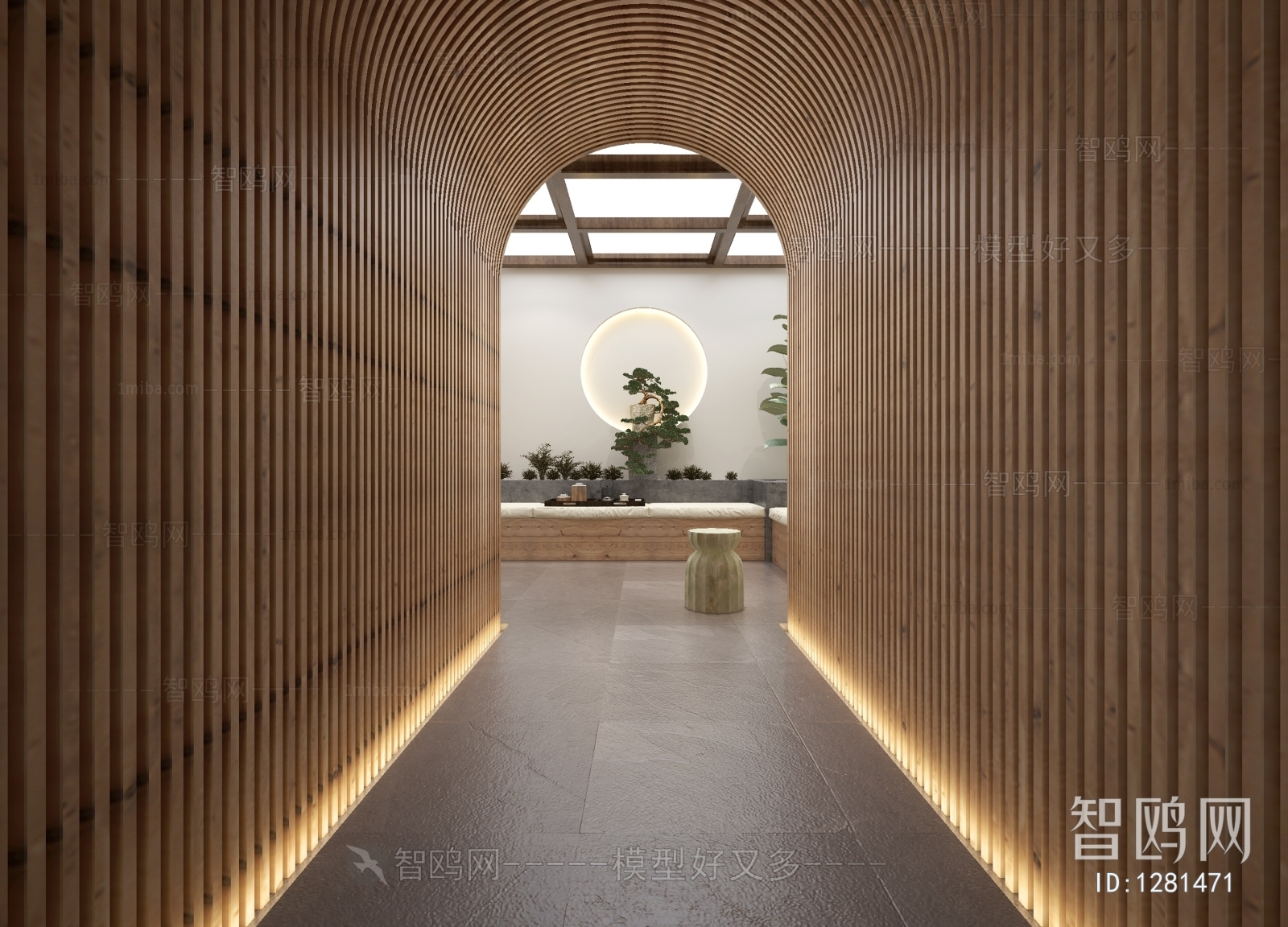 New Chinese Style Courtyard/landscape