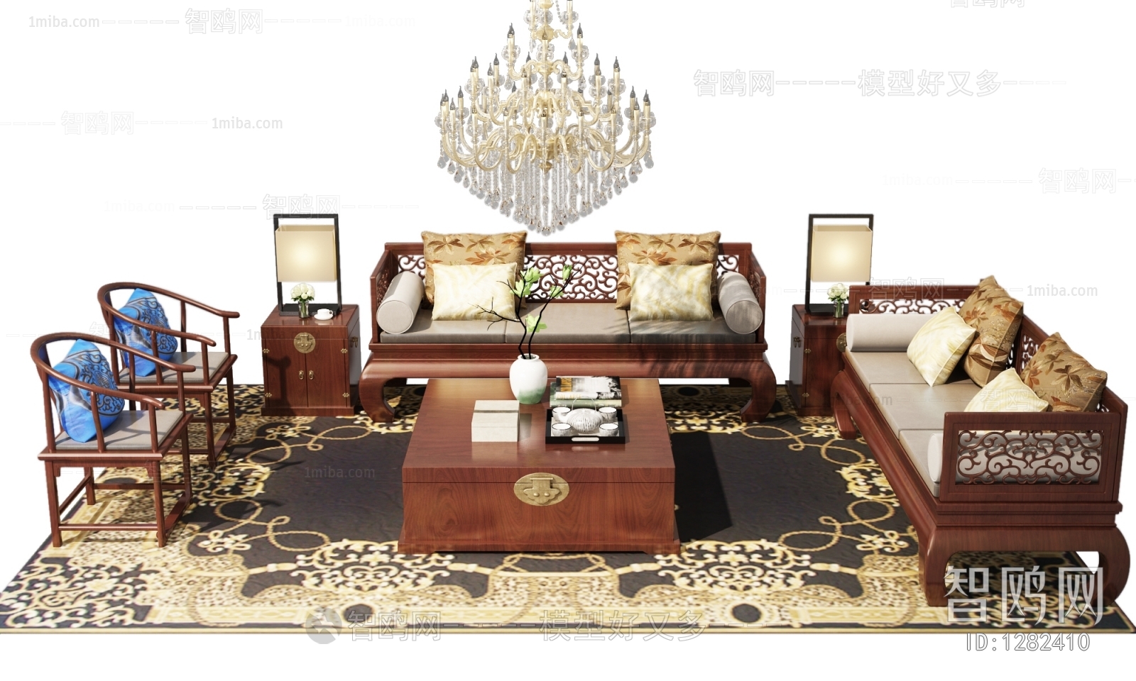 Chinese Style Sofa Combination