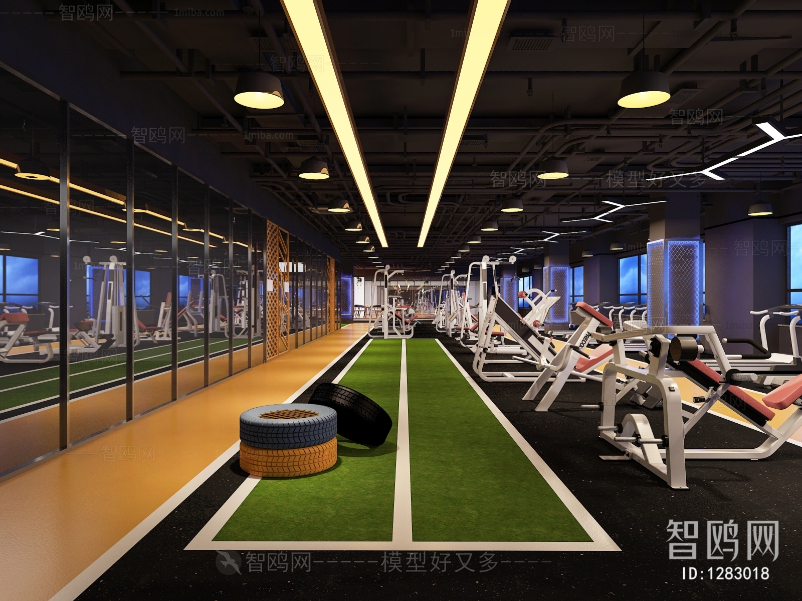 Industrial Style Gym