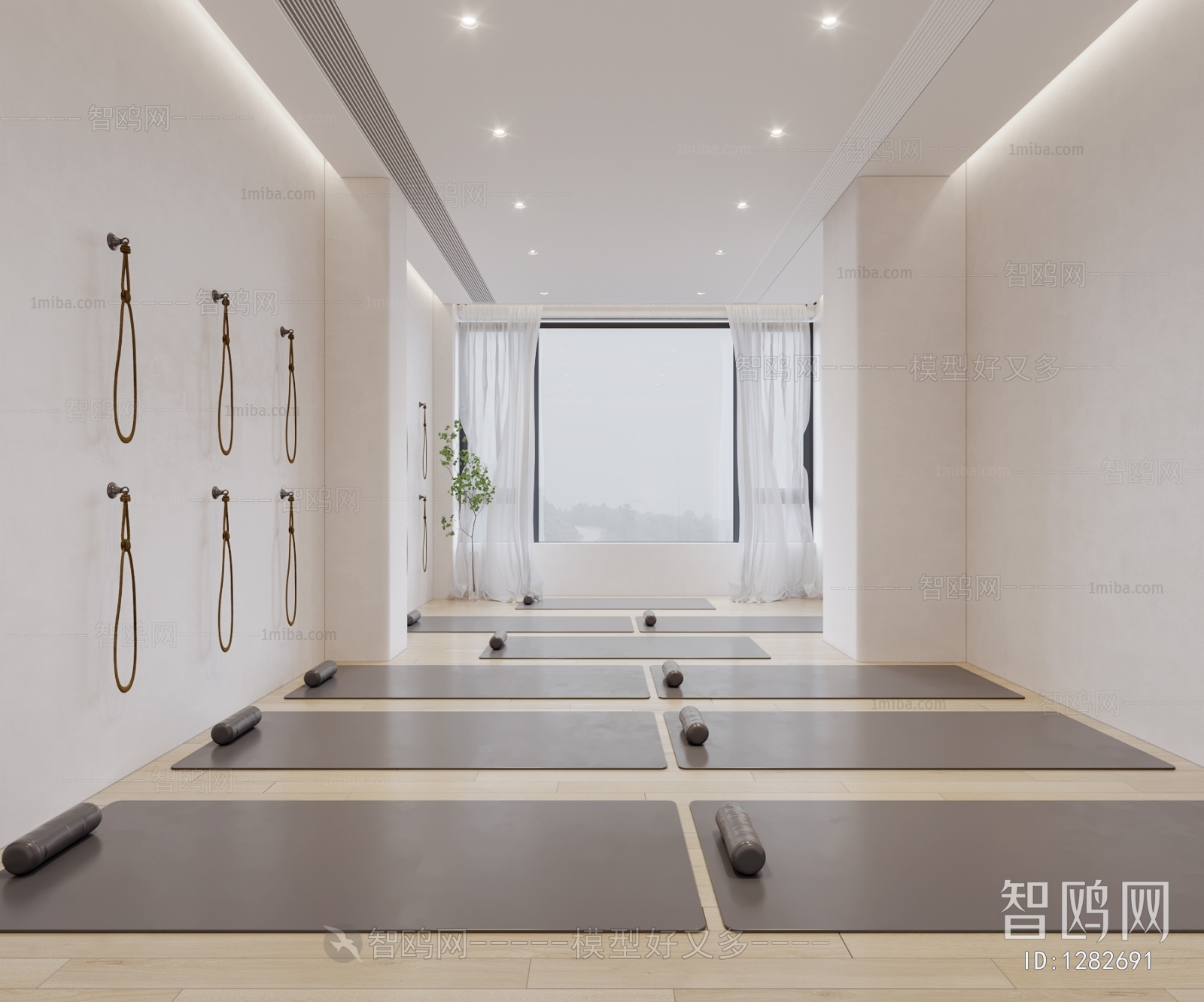 Modern Yoga Room