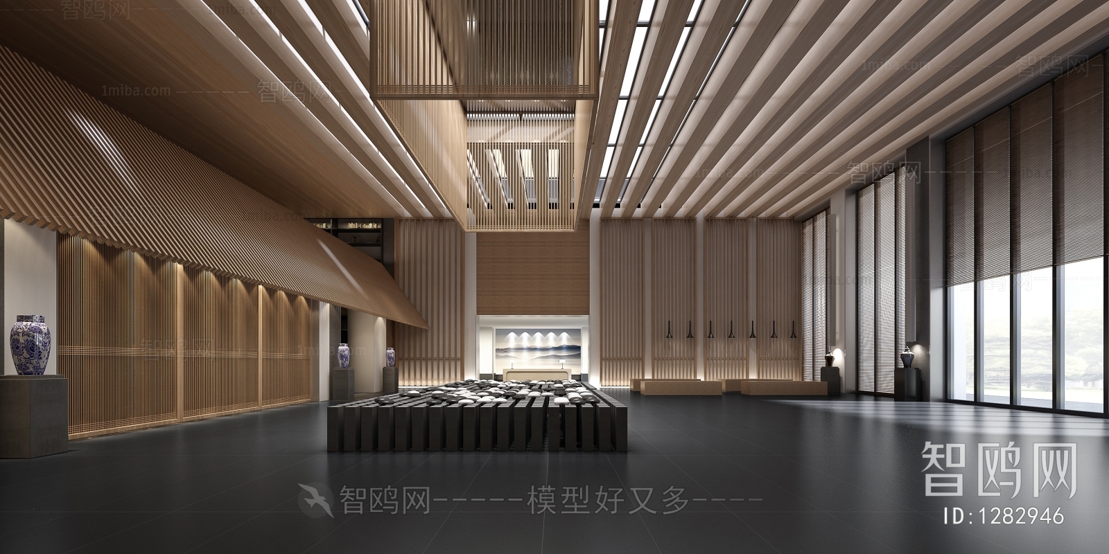 New Chinese Style Lobby Hall