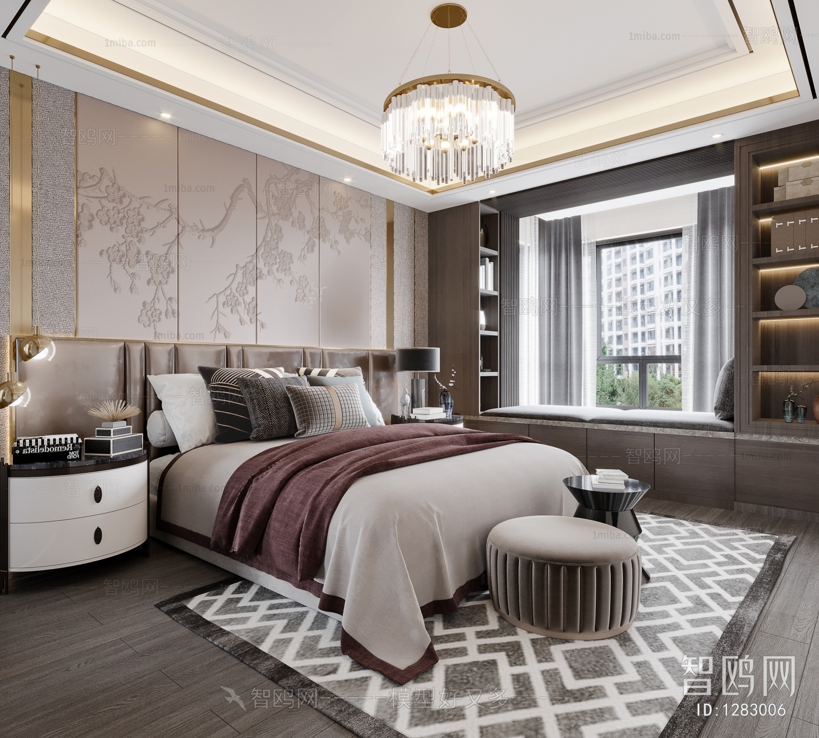 New Chinese Style Bedroom