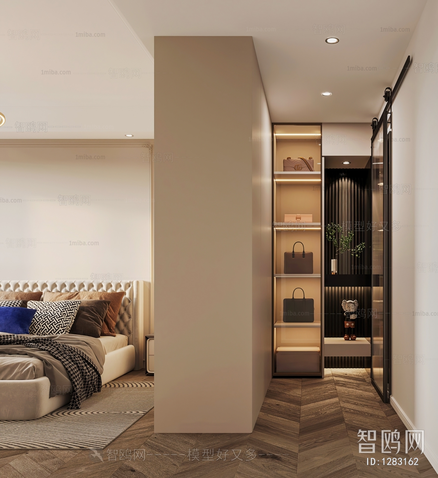 Modern Clothes Storage Area