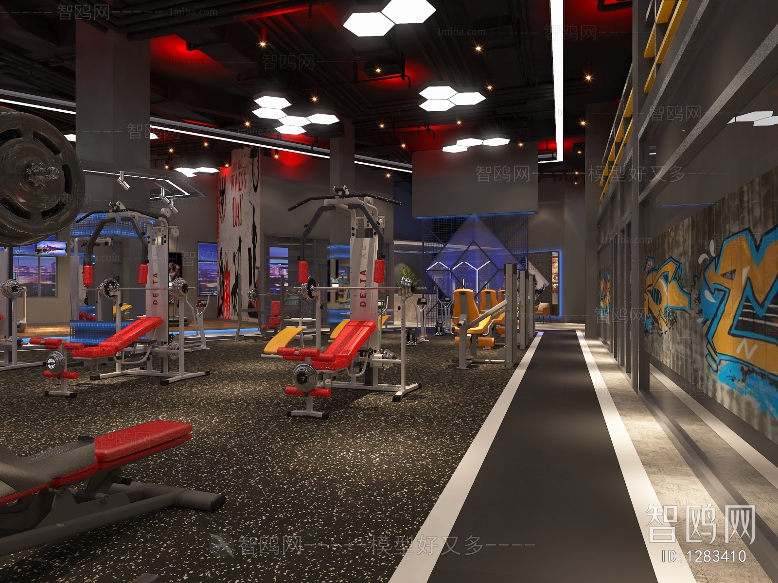 Industrial Style Gym