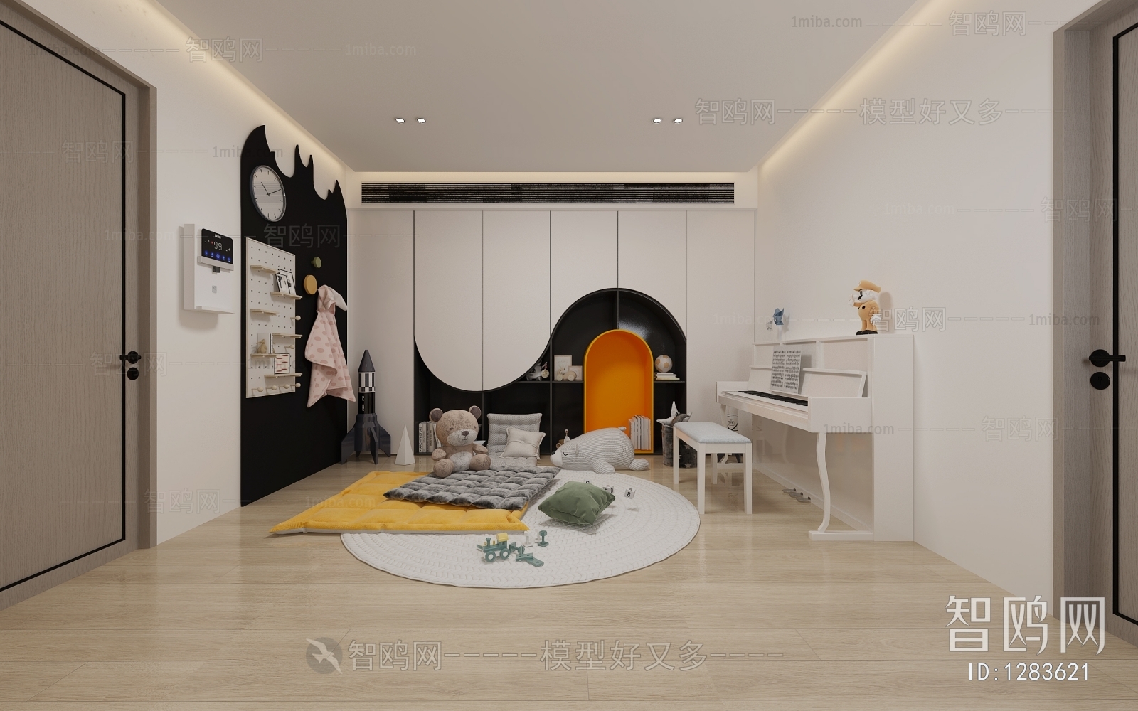 Modern Children's Room Activity Room