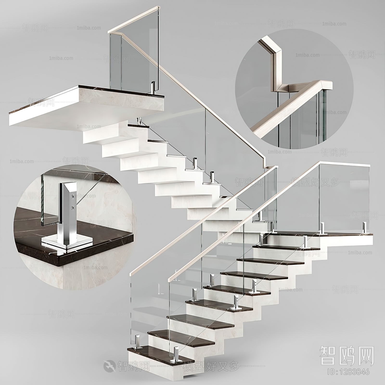 Modern Stair Balustrade/elevator