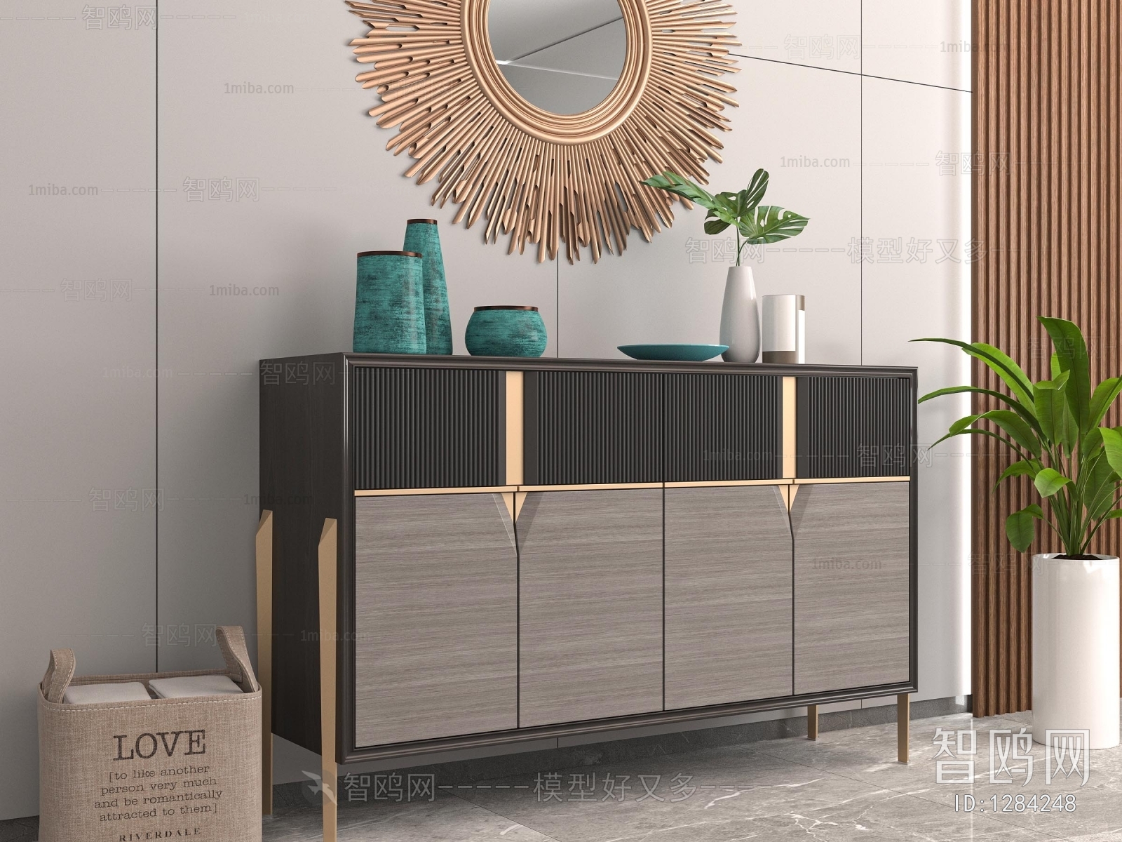 Modern Side Cabinet/Entrance Cabinet