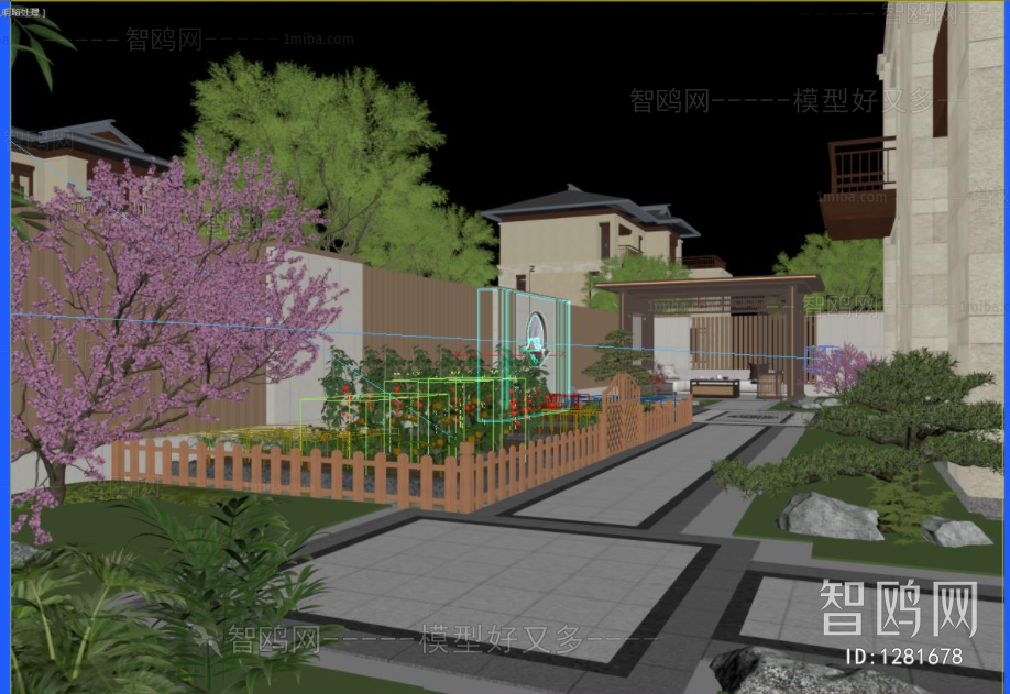 New Chinese Style Courtyard/landscape