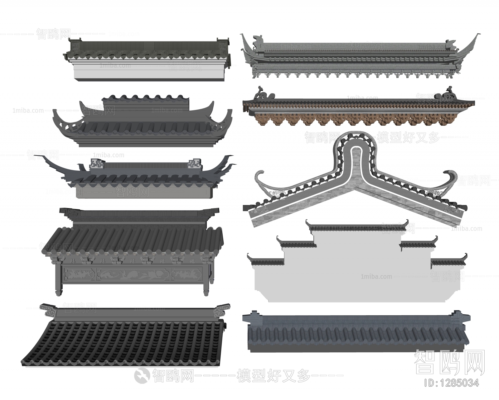 Chinese Style Ancient Architectural Buildings