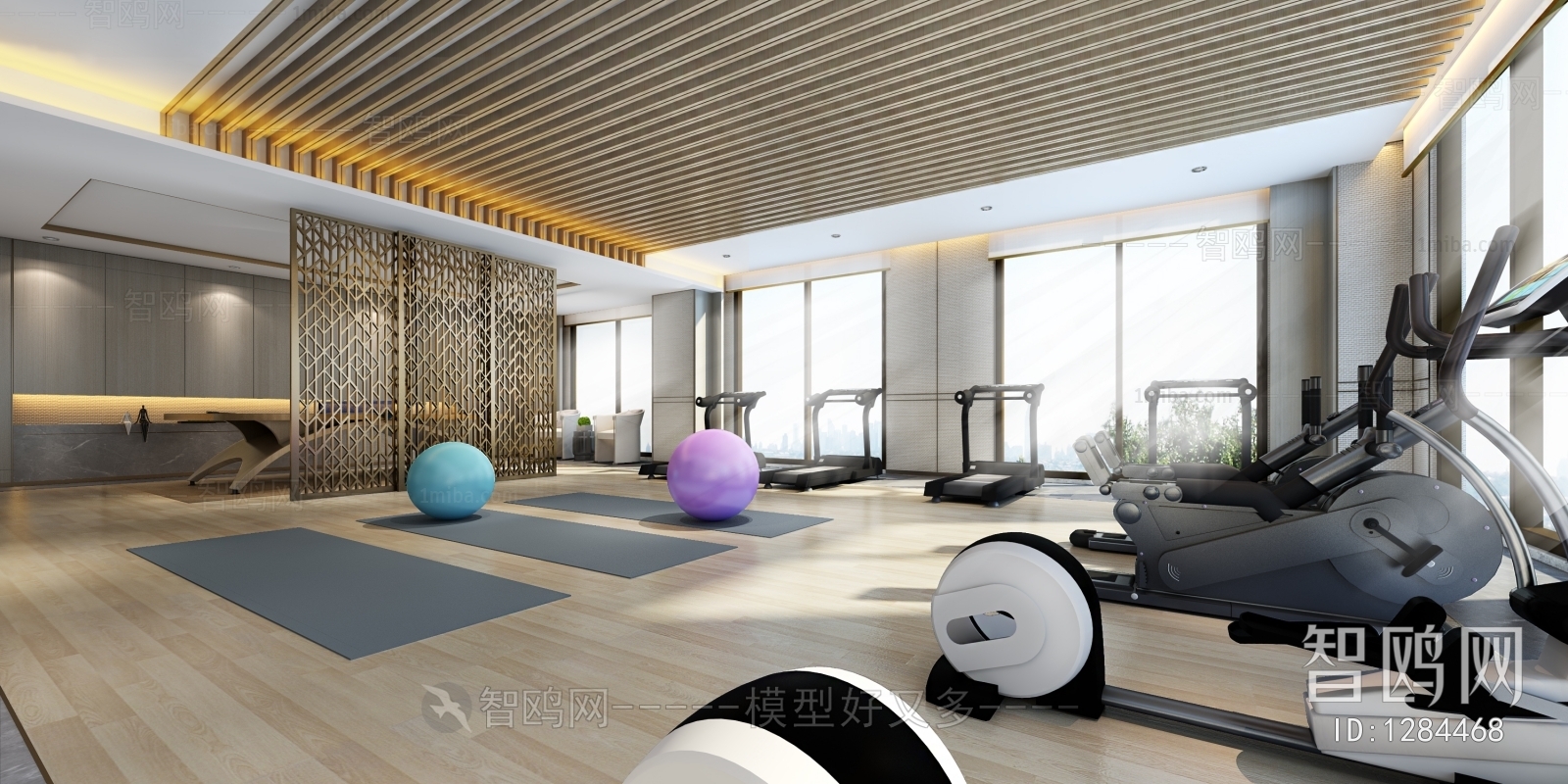 Modern Yoga Room