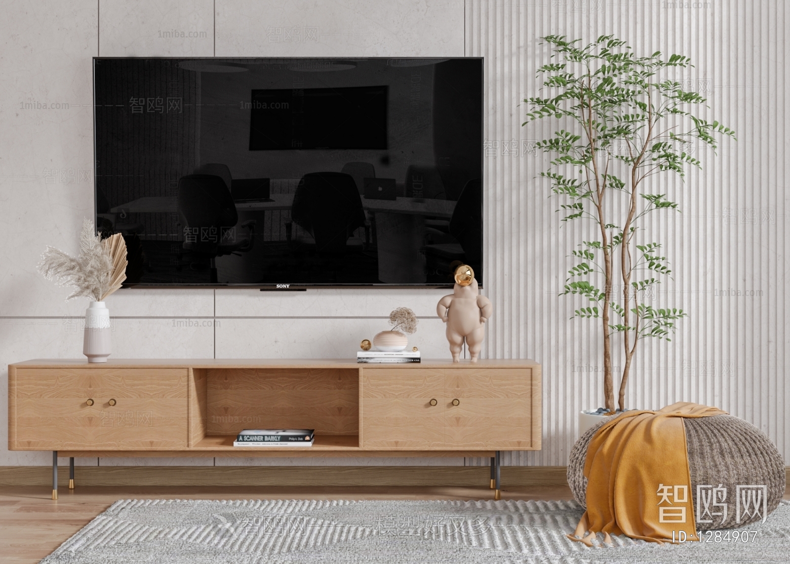 Nordic Style TV Cabinet