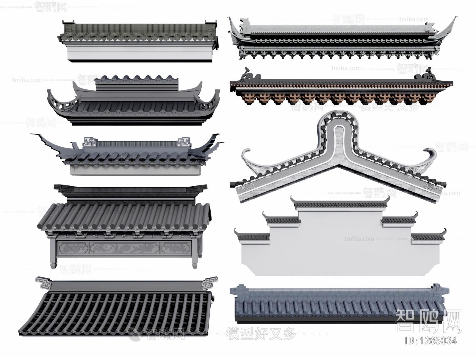 Chinese Style Ancient Architectural Buildings