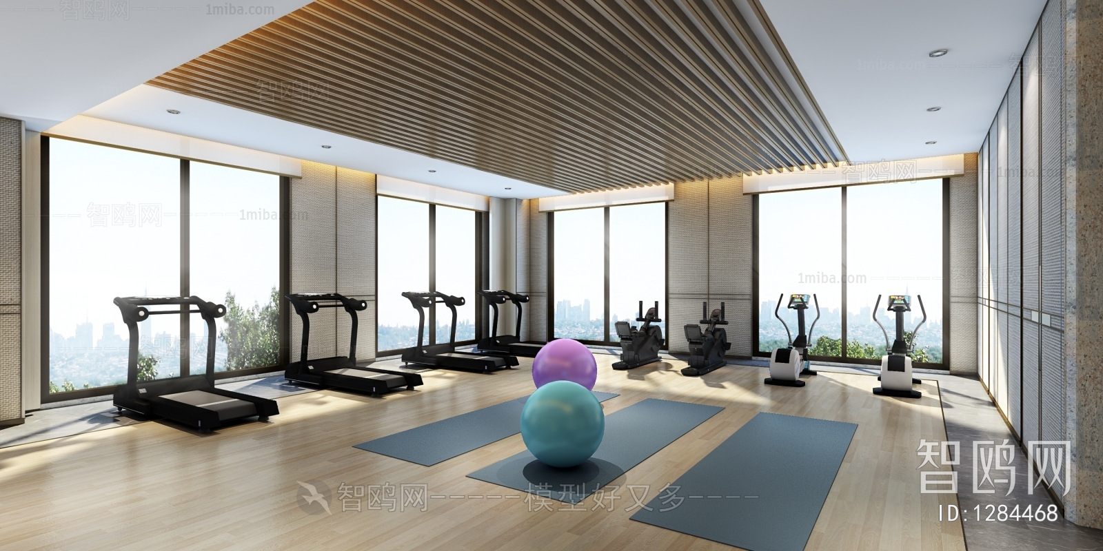 Modern Yoga Room