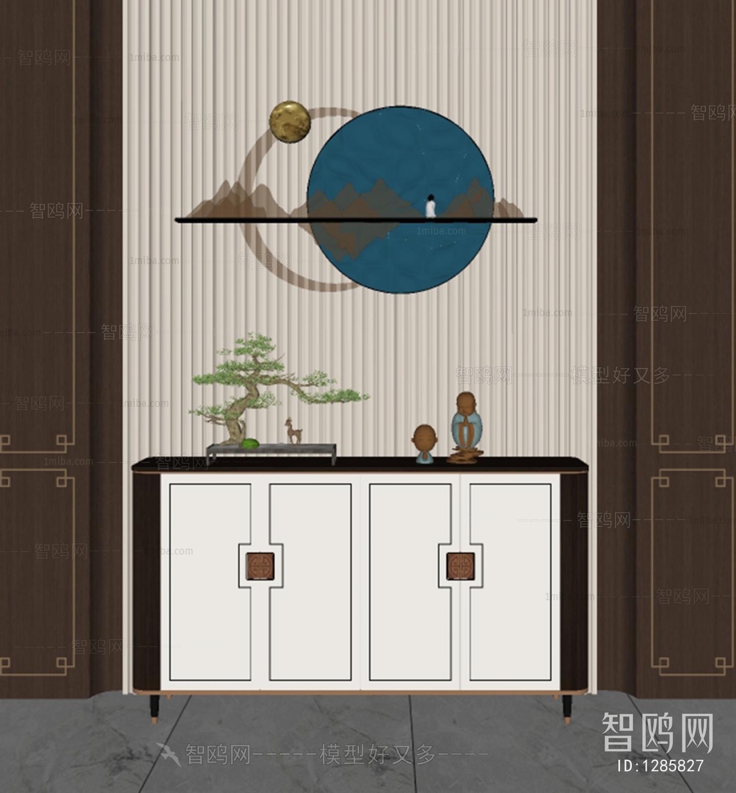 New Chinese Style Side Cabinet/Entrance Cabinet