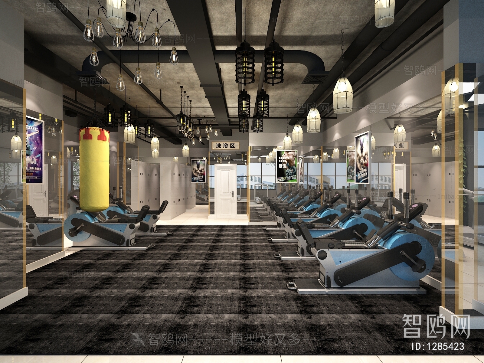 Industrial Style Gym