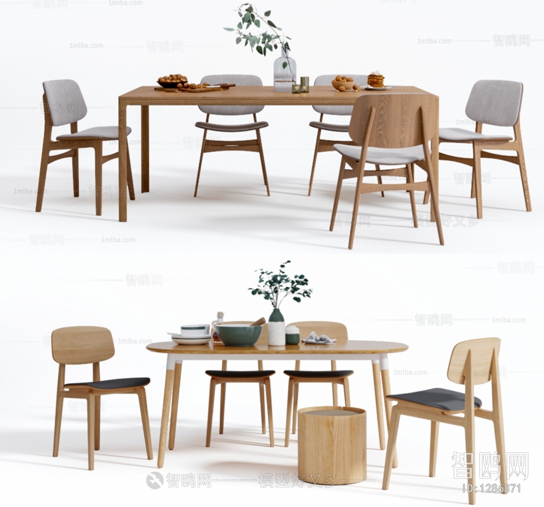 Nordic Style Dining Table And Chairs