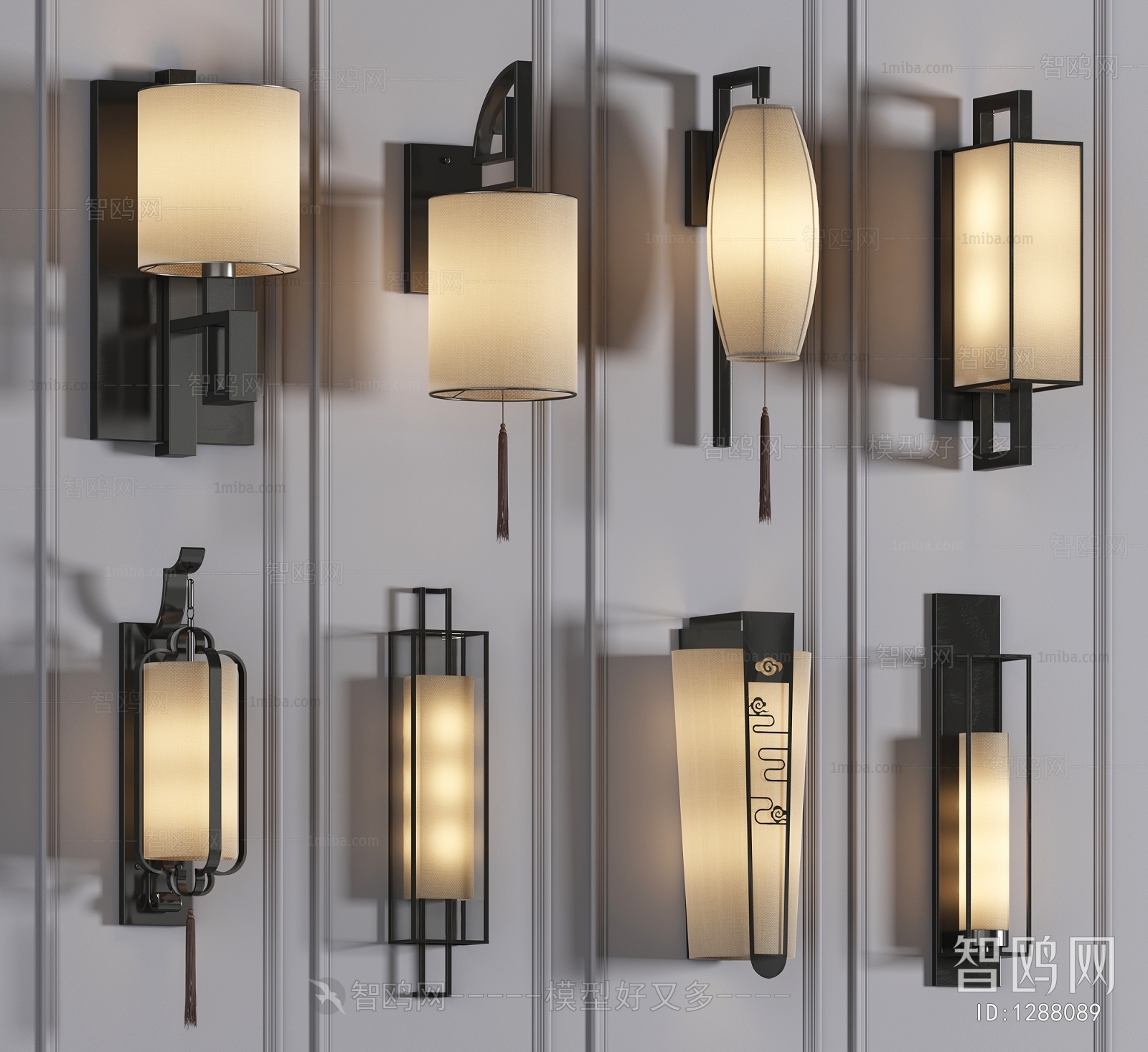 New Chinese Style Wall Lamp