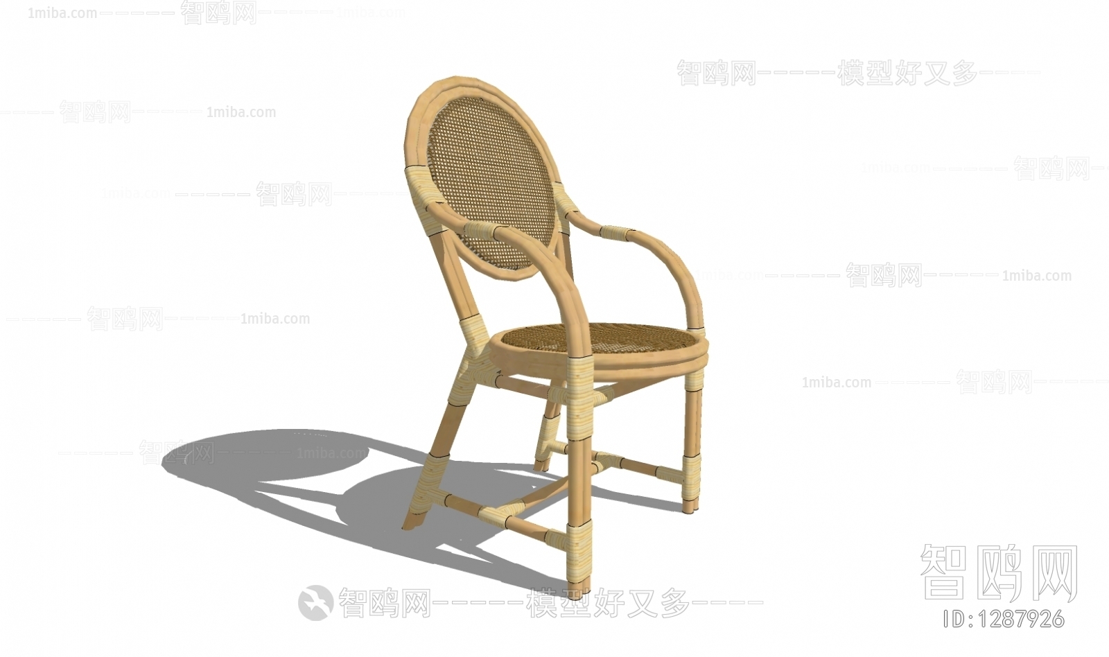 Simple European Style Single Chair