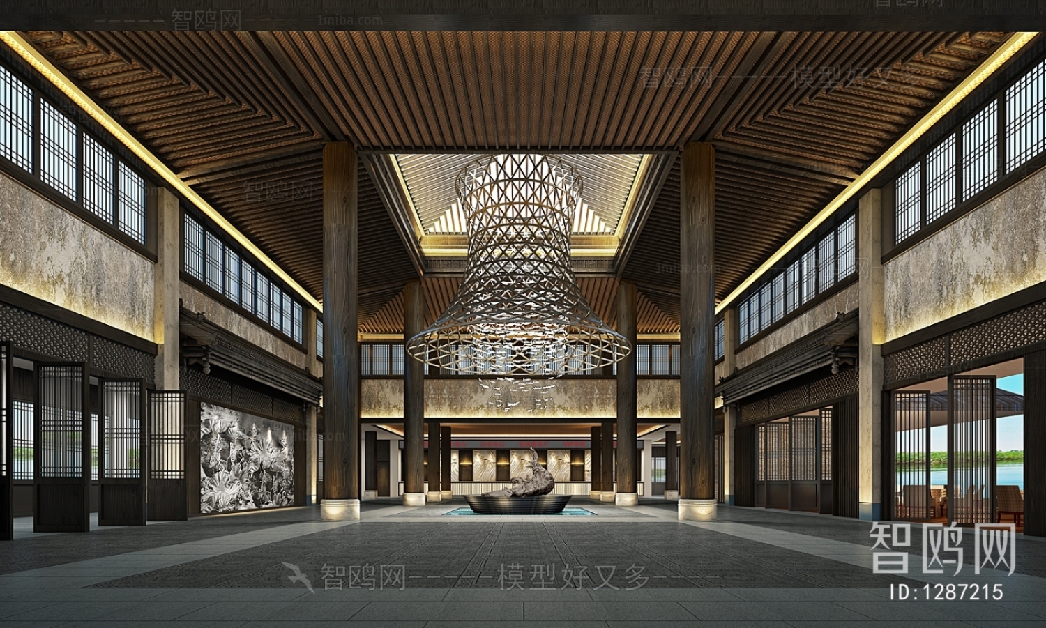 New Chinese Style Lobby Hall