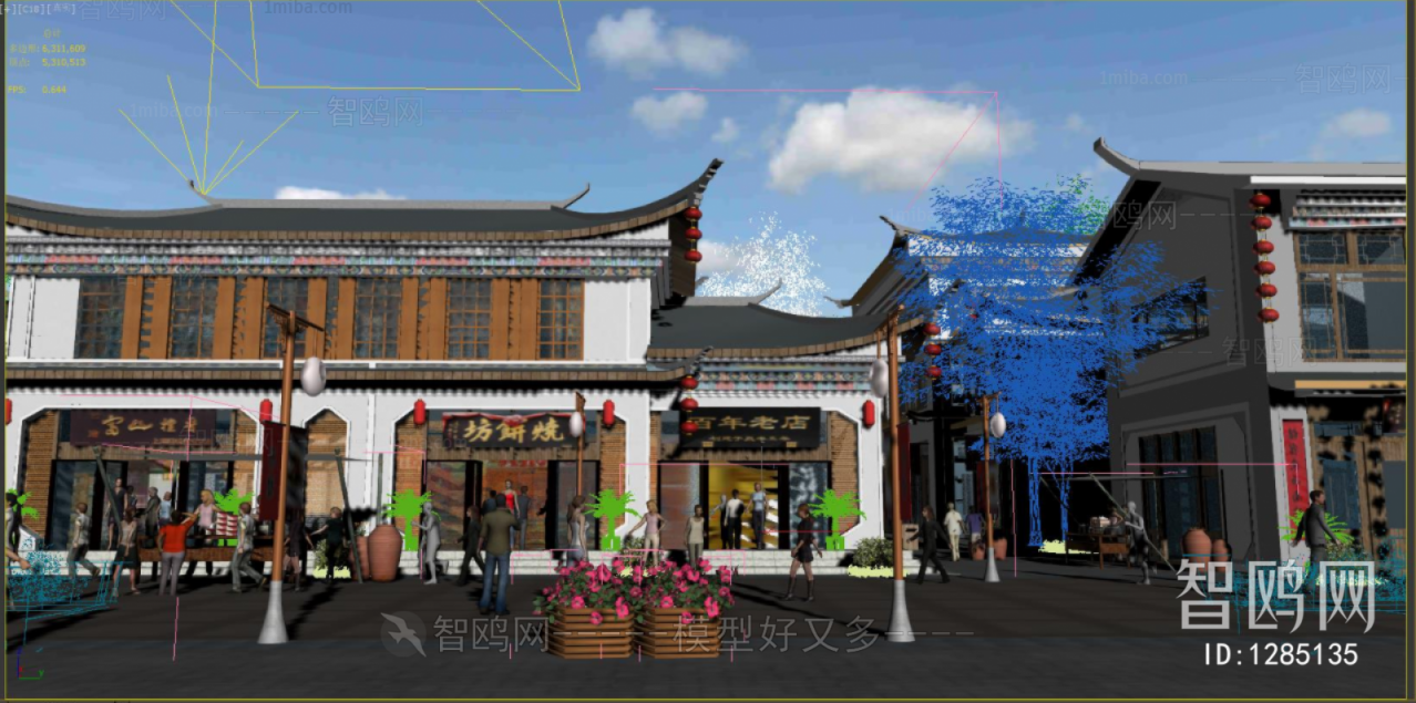 Chinese Style Ancient Architectural Buildings