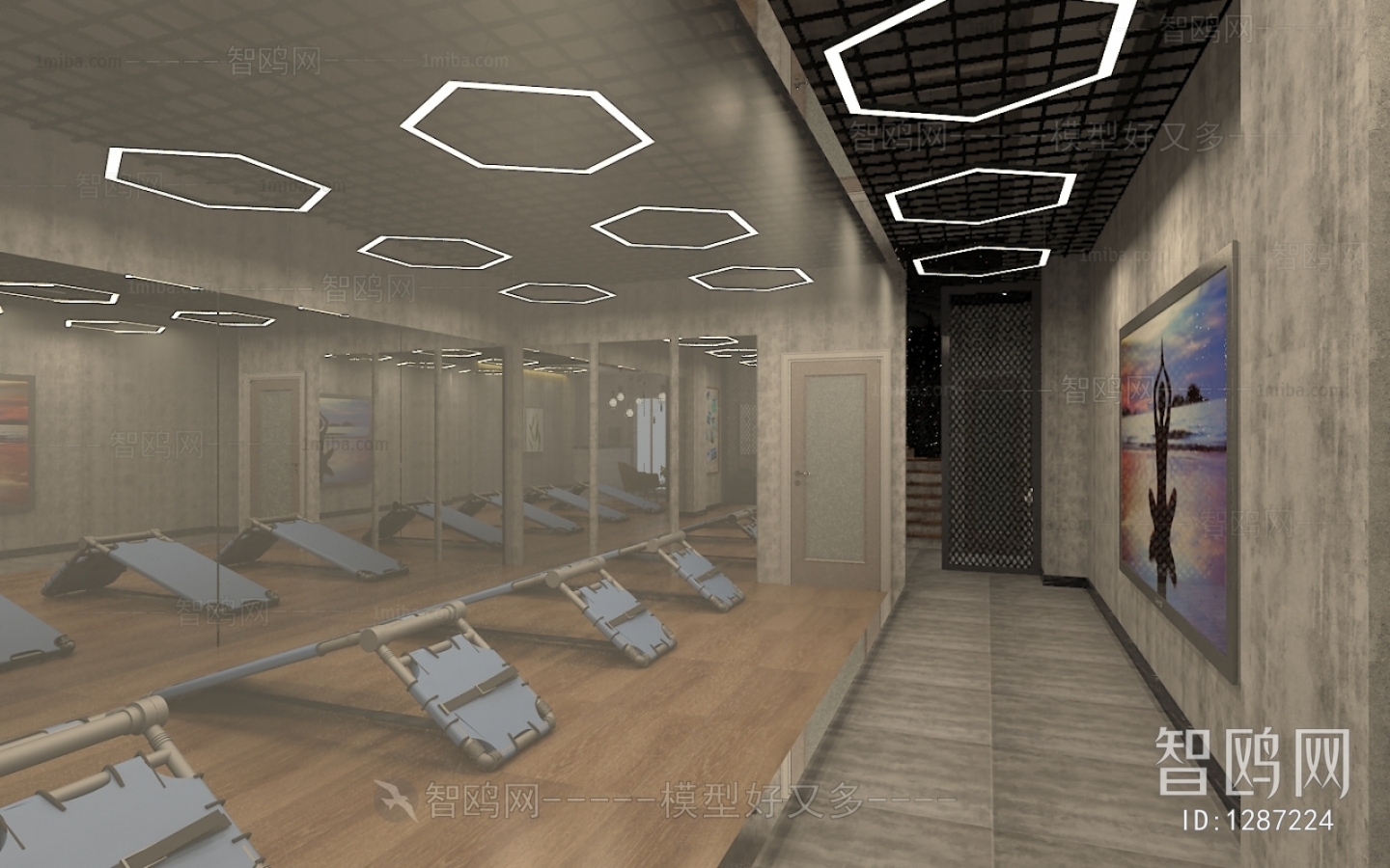 Industrial Style Gym