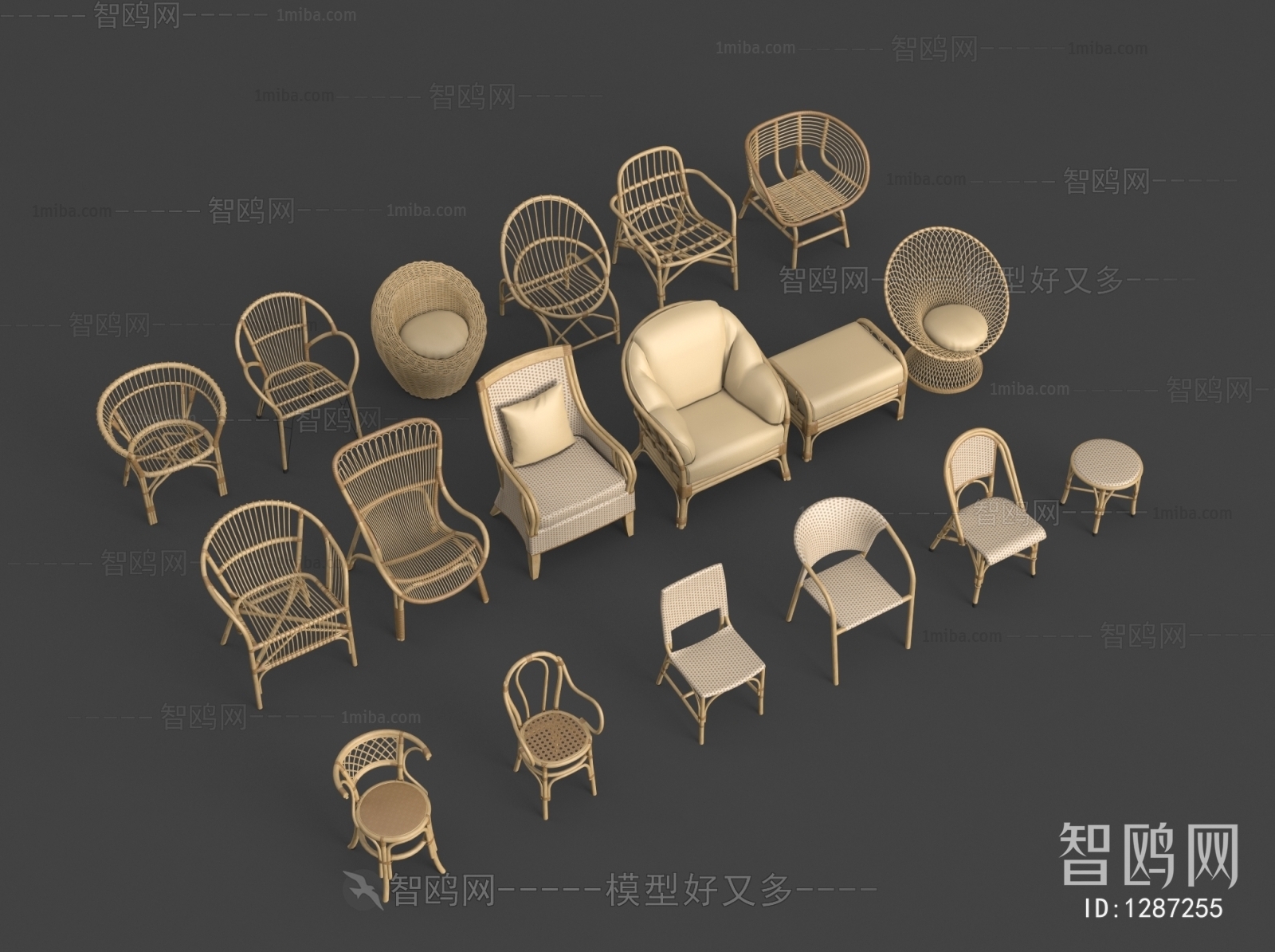 New Chinese Style Lounge Chair