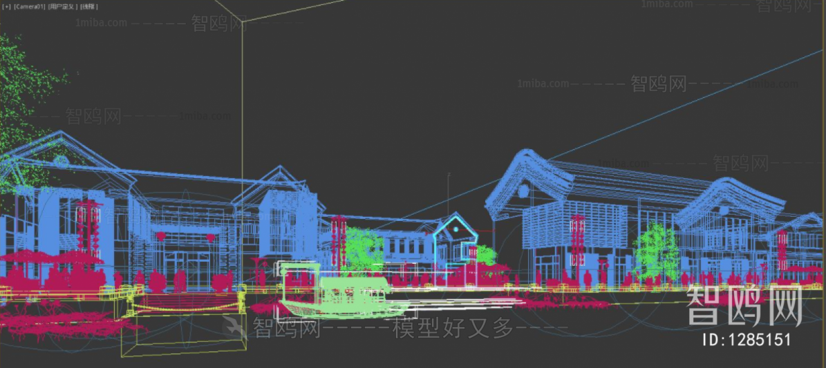 Chinese Style Ancient Architectural Buildings