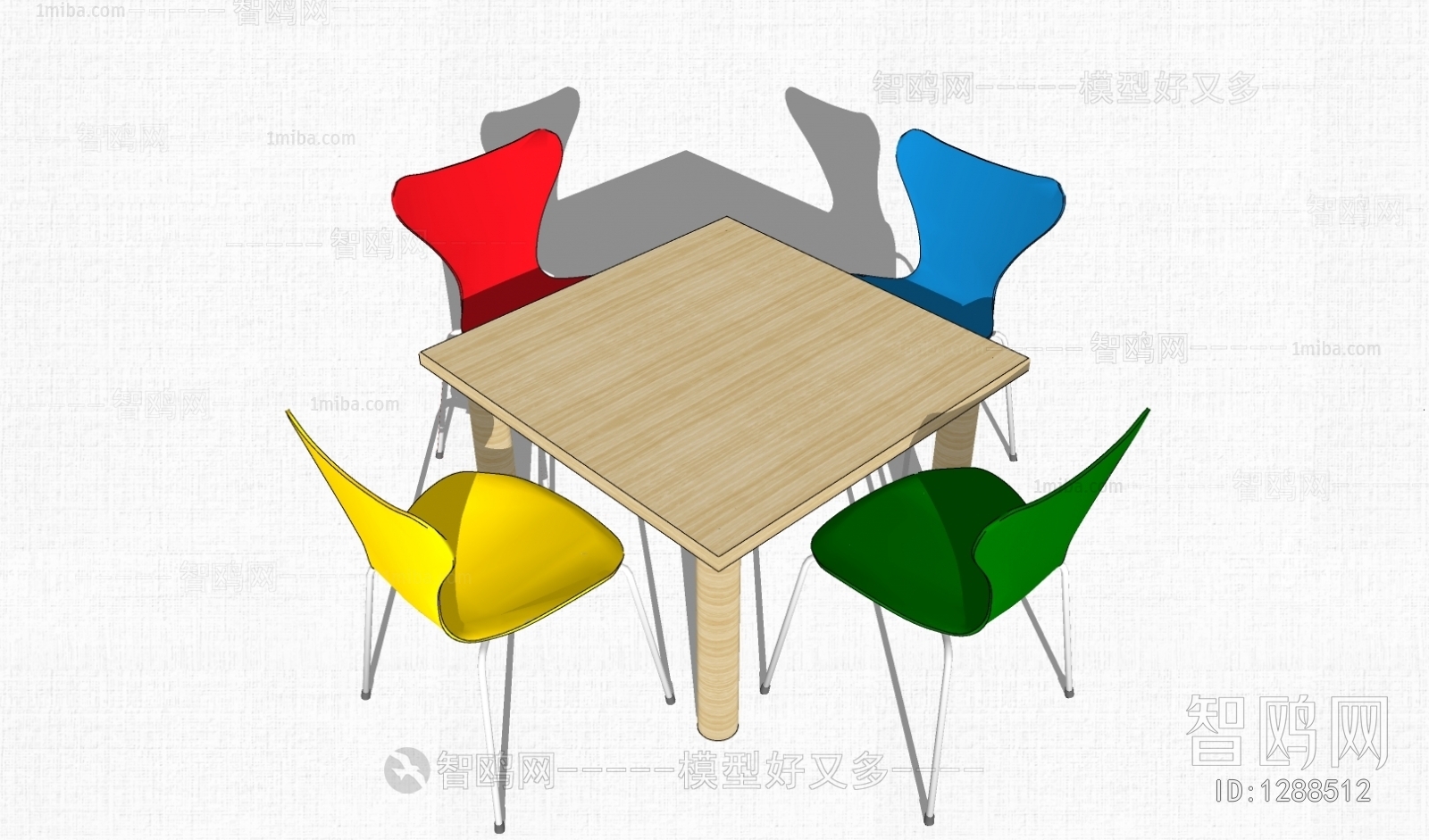 现代幼儿园桌椅