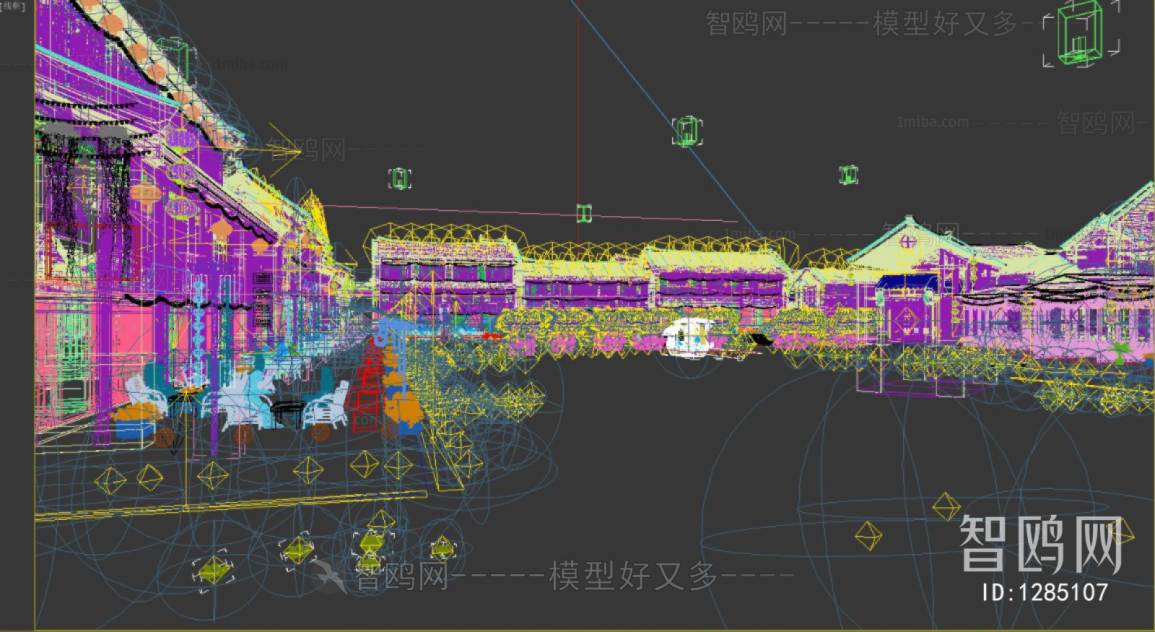 中式商业街古建筑