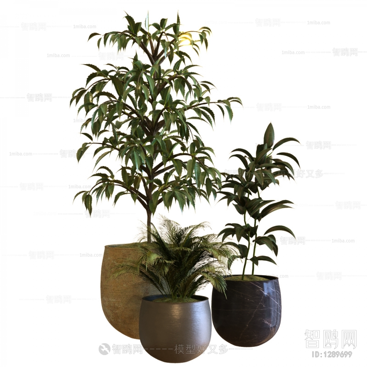 Nordic Style Potted Green Plant