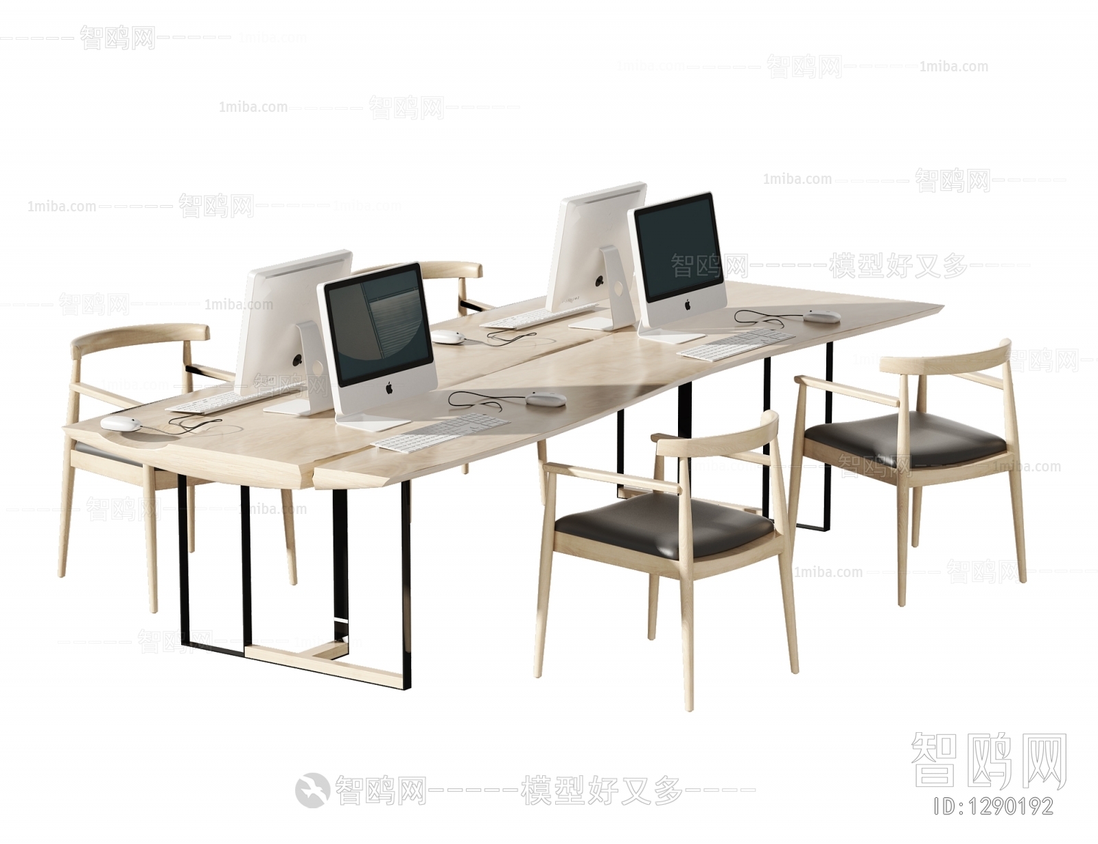新中式办公桌椅