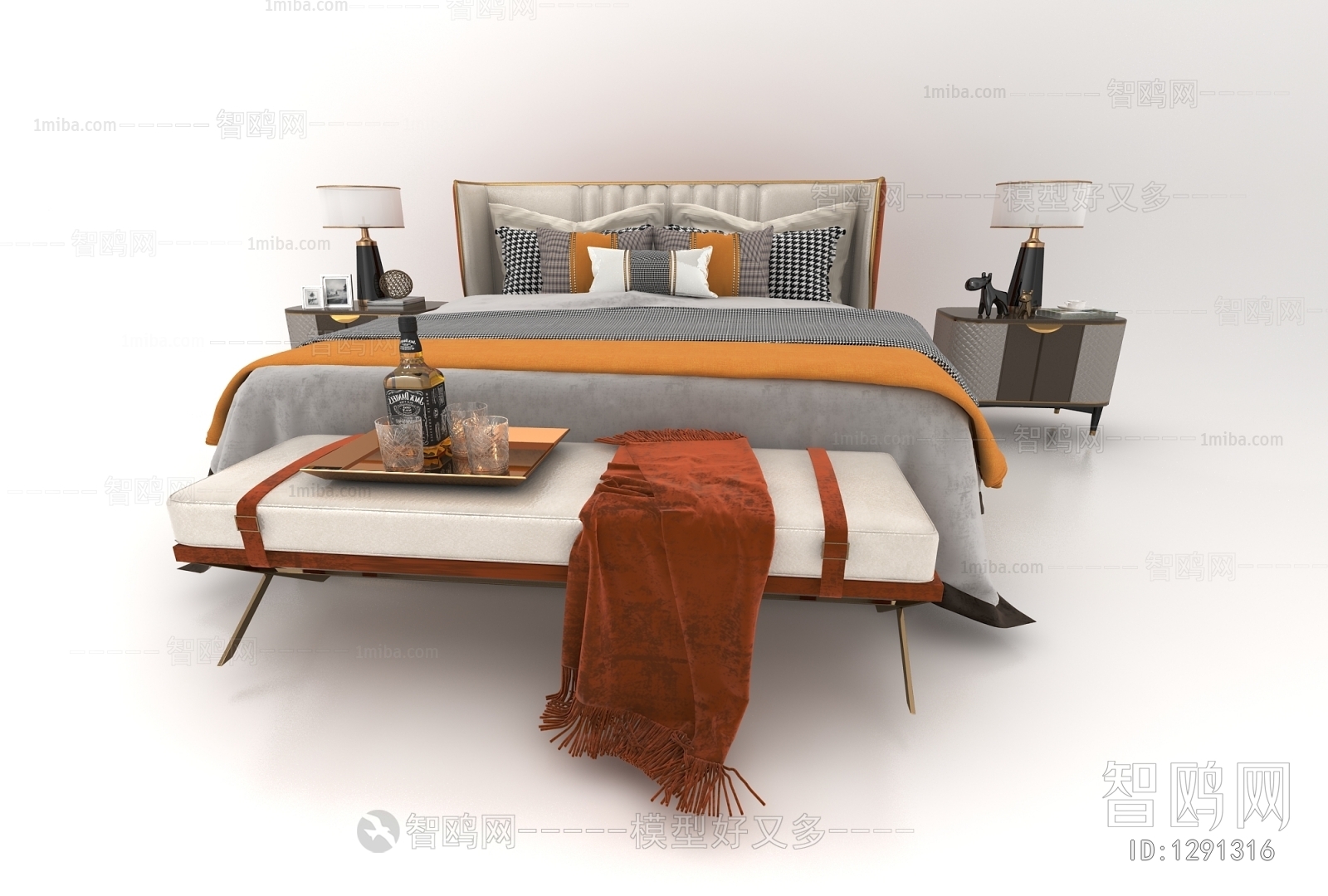 Modern Double Bed